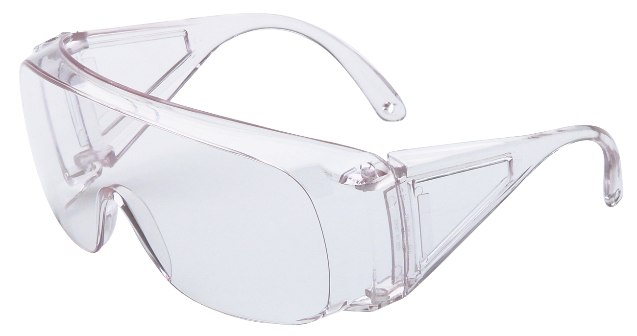Howard Leight HL100 OTG Shooting Glasses Clear Lens Clear Frame