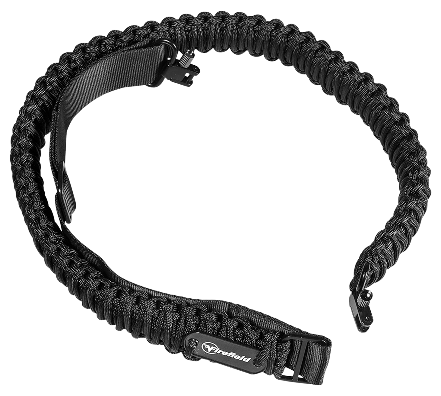 Firefield FF46001 Two Point Tactical Sling Black Nylon Paracord 37.50"-45" Adjustable Rifle