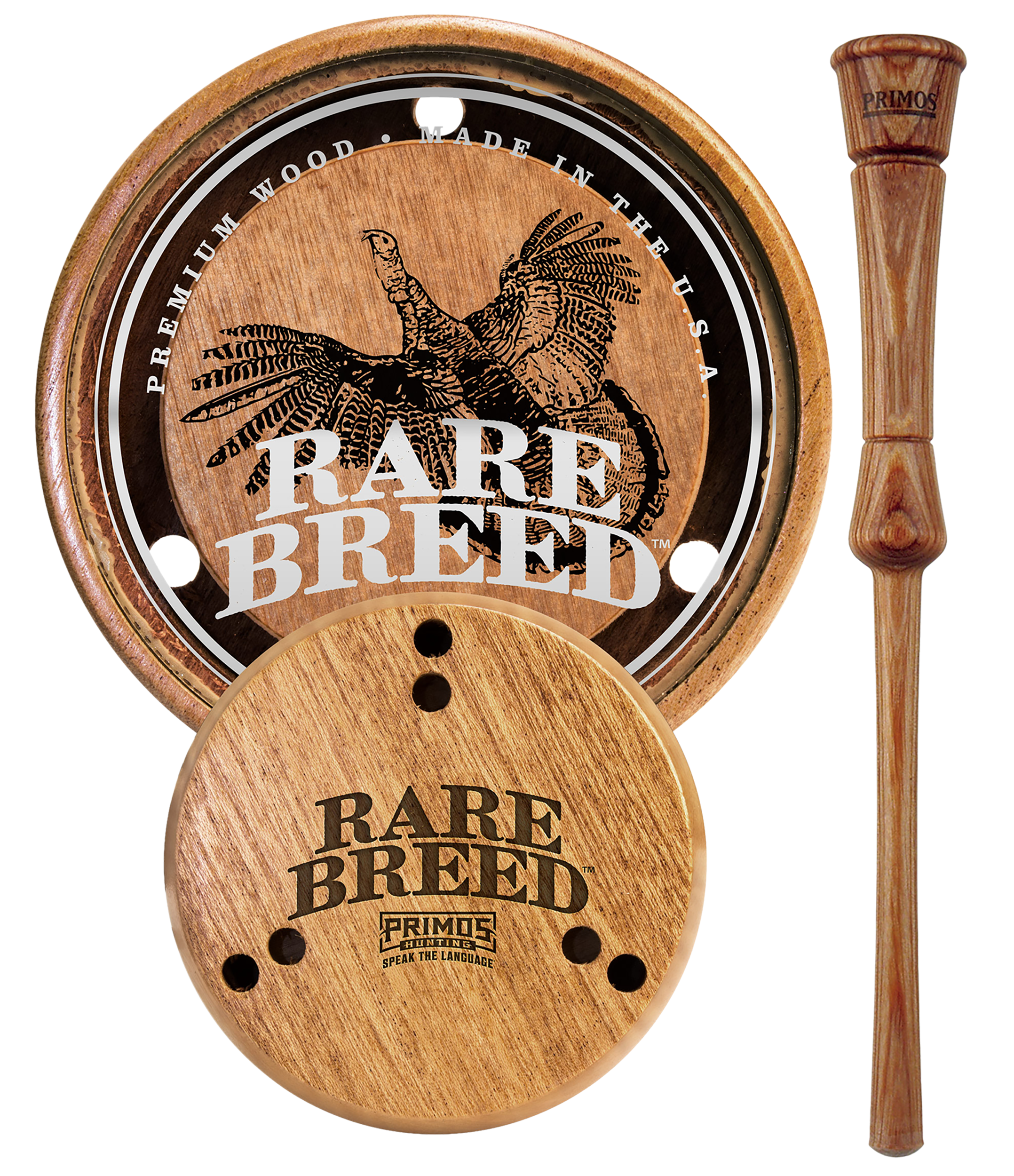 Primos PS2903 Rare Breed Glass Turkey Pot Call