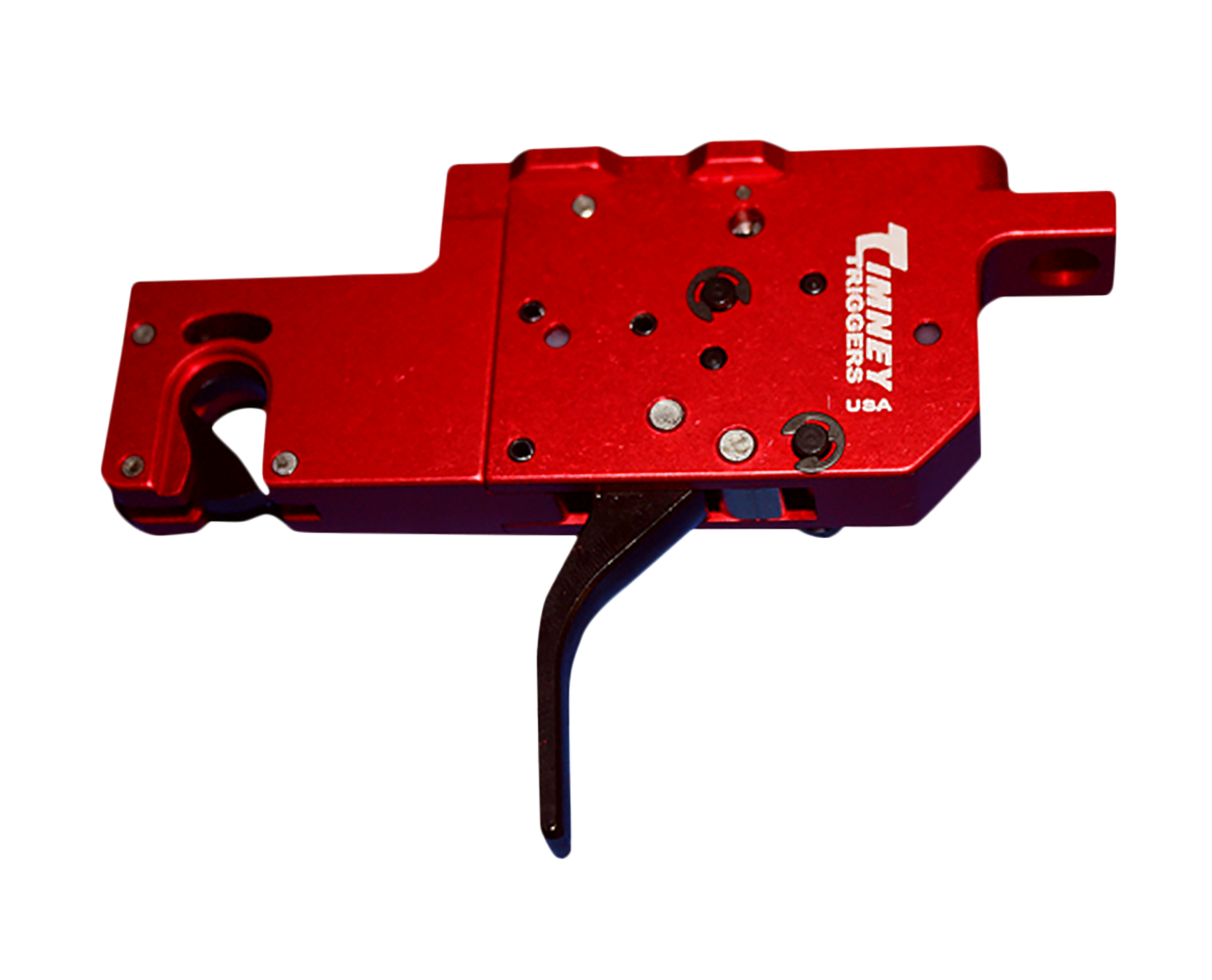Timney Triggers 650ST RPR Two-Stage Straight Trigger 8 oz/1 lb Draw Weight - Black/Red