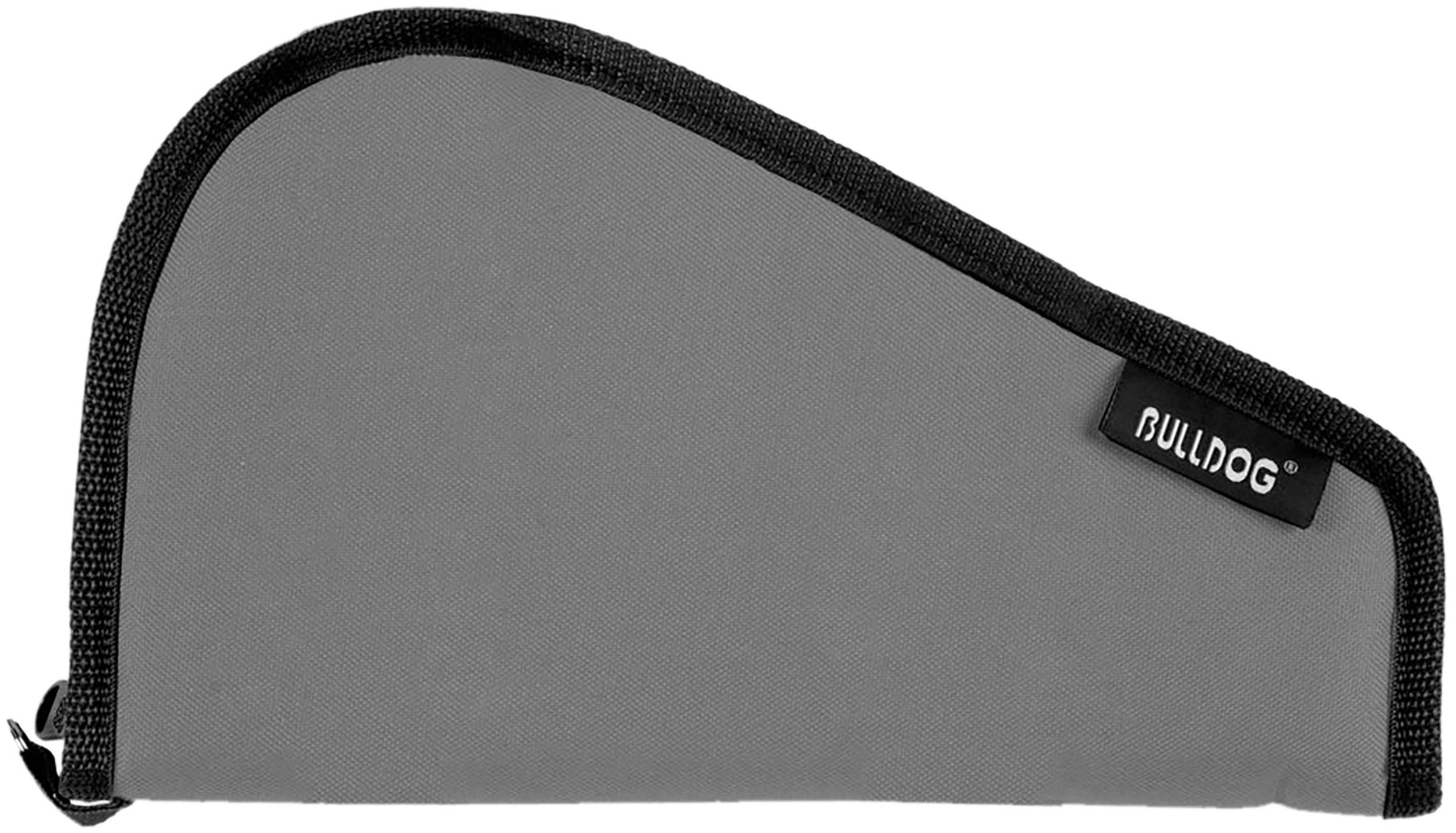 Bulldog BD610 Pistol Rug Small 12" Gray w/ Black Trim Water-Resistant Nylon