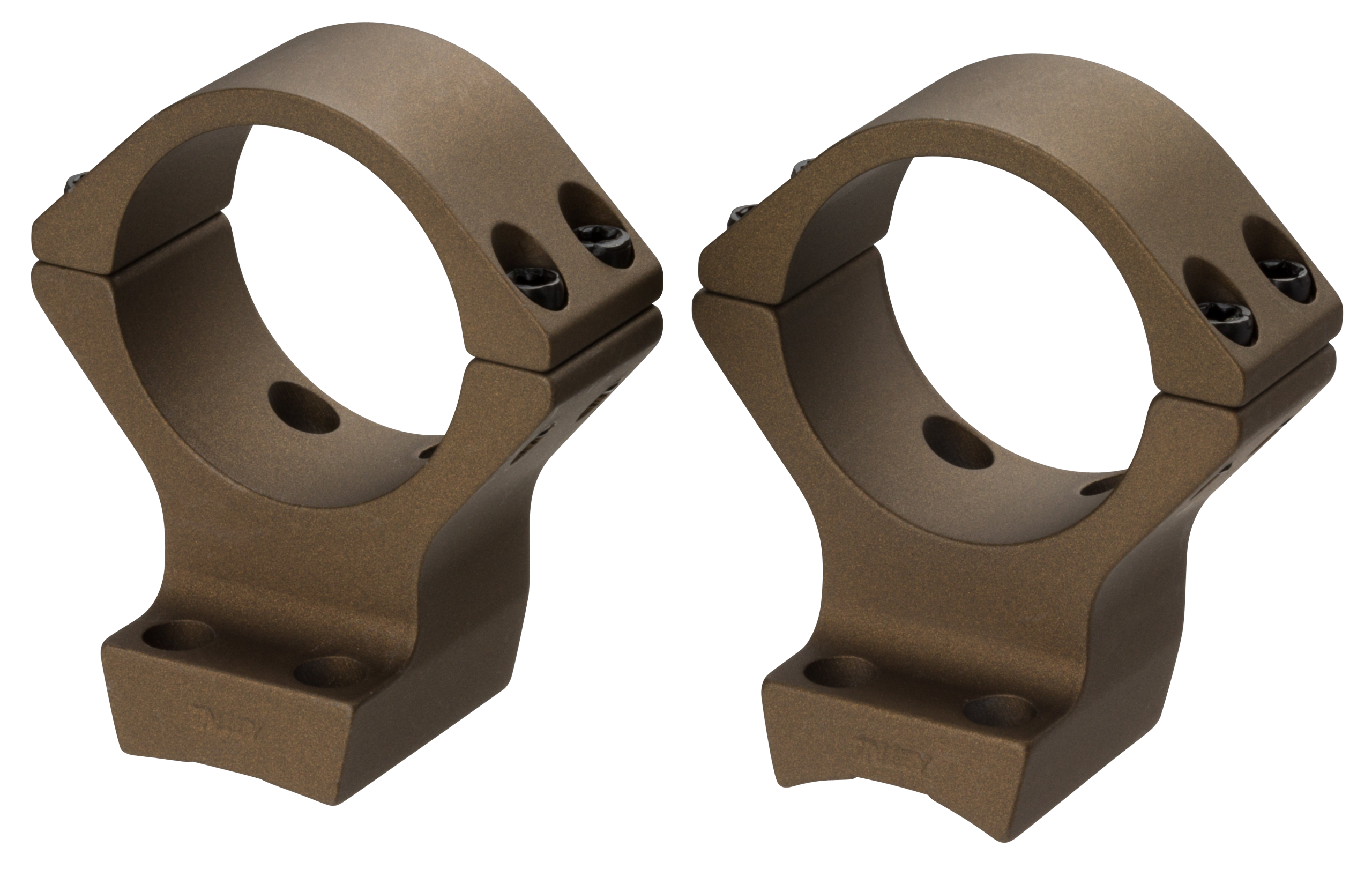 Browning X-Bolt Scope Mount System X-Lock 34mm Medium Rings Burnt Bronze Cerakote Aluminum
