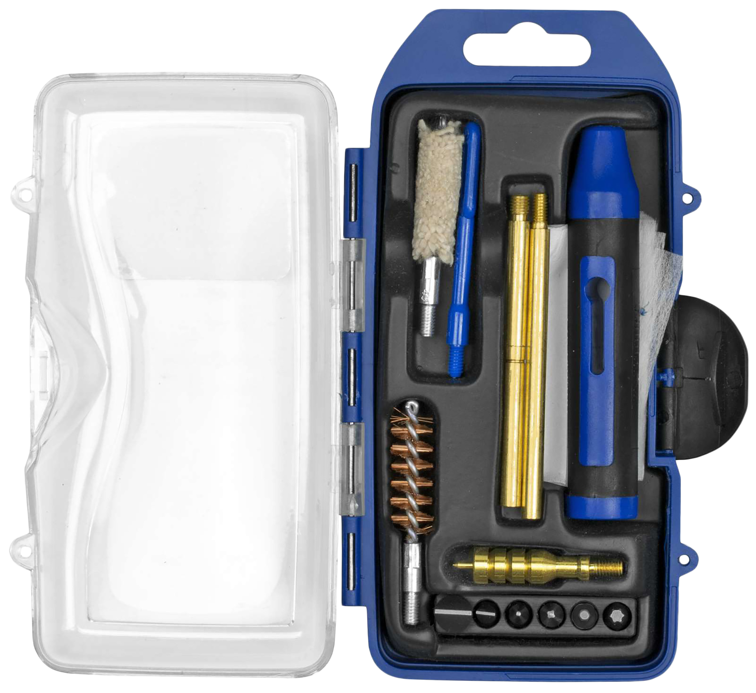 DAC GunMaster GM40P 40 Cal/10mm Pistol Cleaning Kit 14-Piece Black/Blue