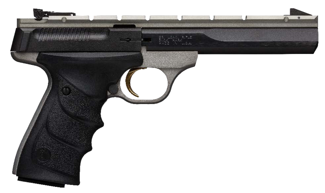 Browning Buck Mark Contour 22 LR 5.5" 10+1 SAO Pistol - Gray Anodized Frame
