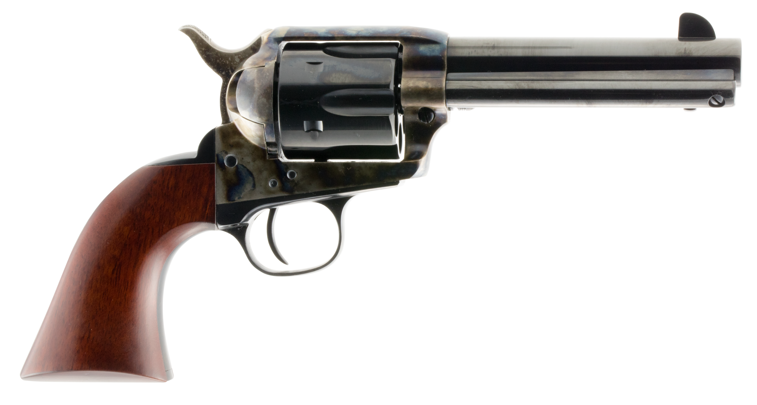 Taylor's & Company 1873 Cattleman 45 Colt (LC) 5.5" 6-Rd SAO Revolver - Color Case Hardened