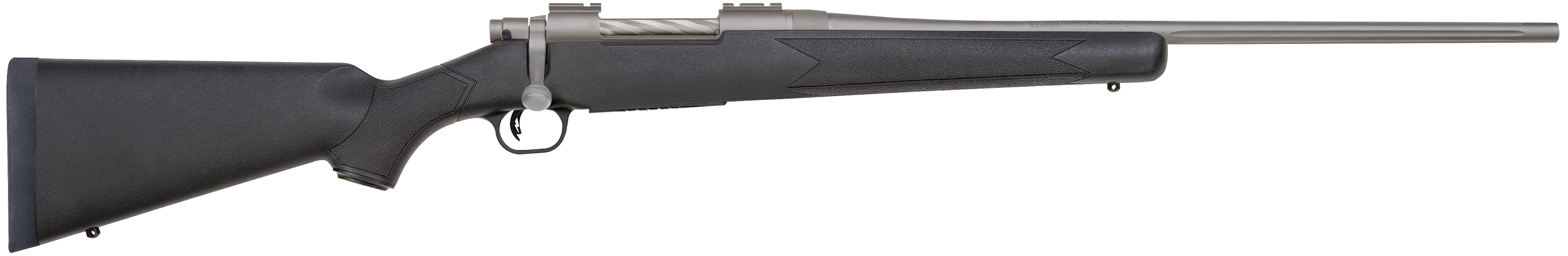 Mossberg Patriot Synthetic 30-06 Springfield 22" 5+1 Bolt-Action Rifle - Fluted Stainless Cerakote Barrel