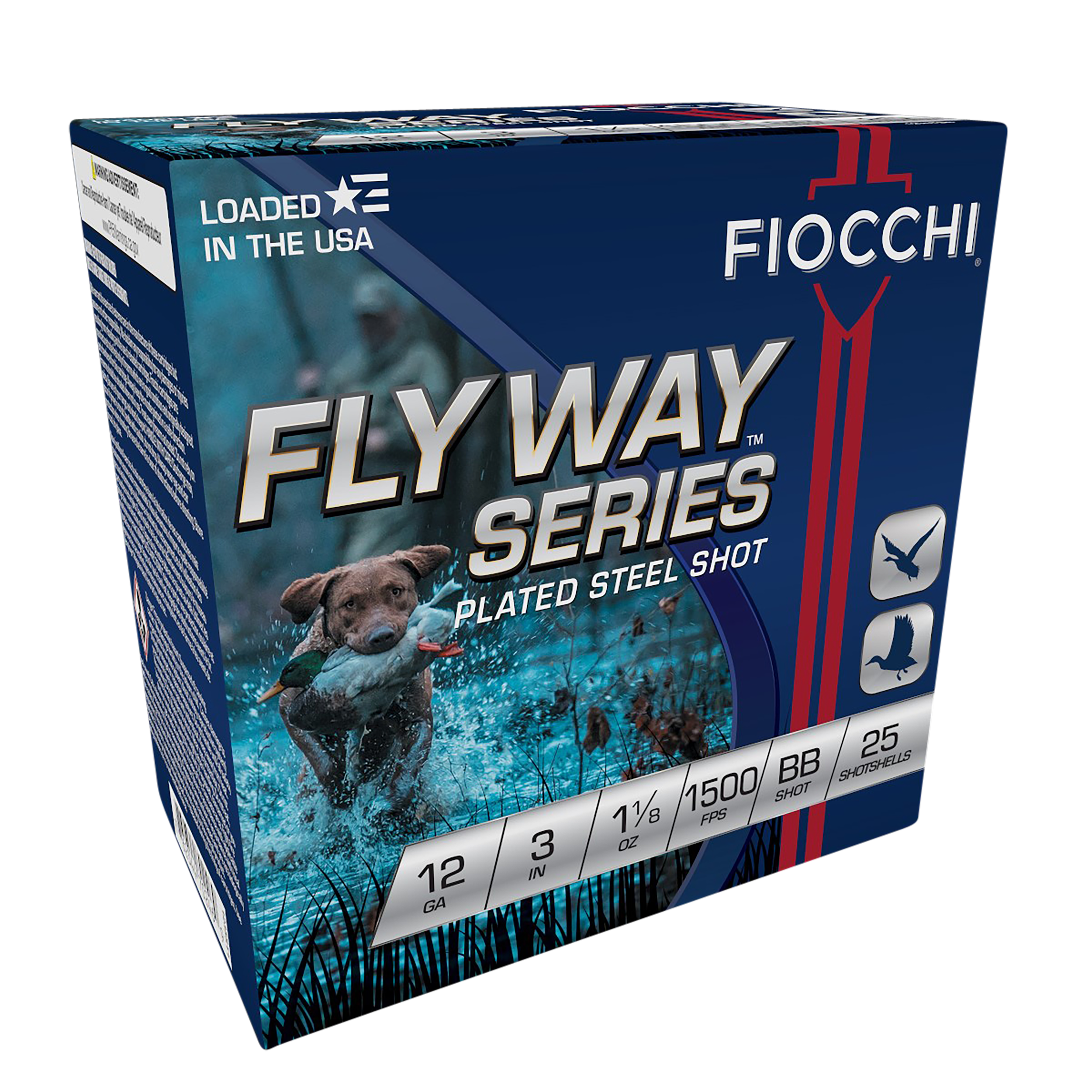 Fiocchi Flyway 12 Gauge 3" 1 1/8 oz BB Shot 25 Rd - Box or Case