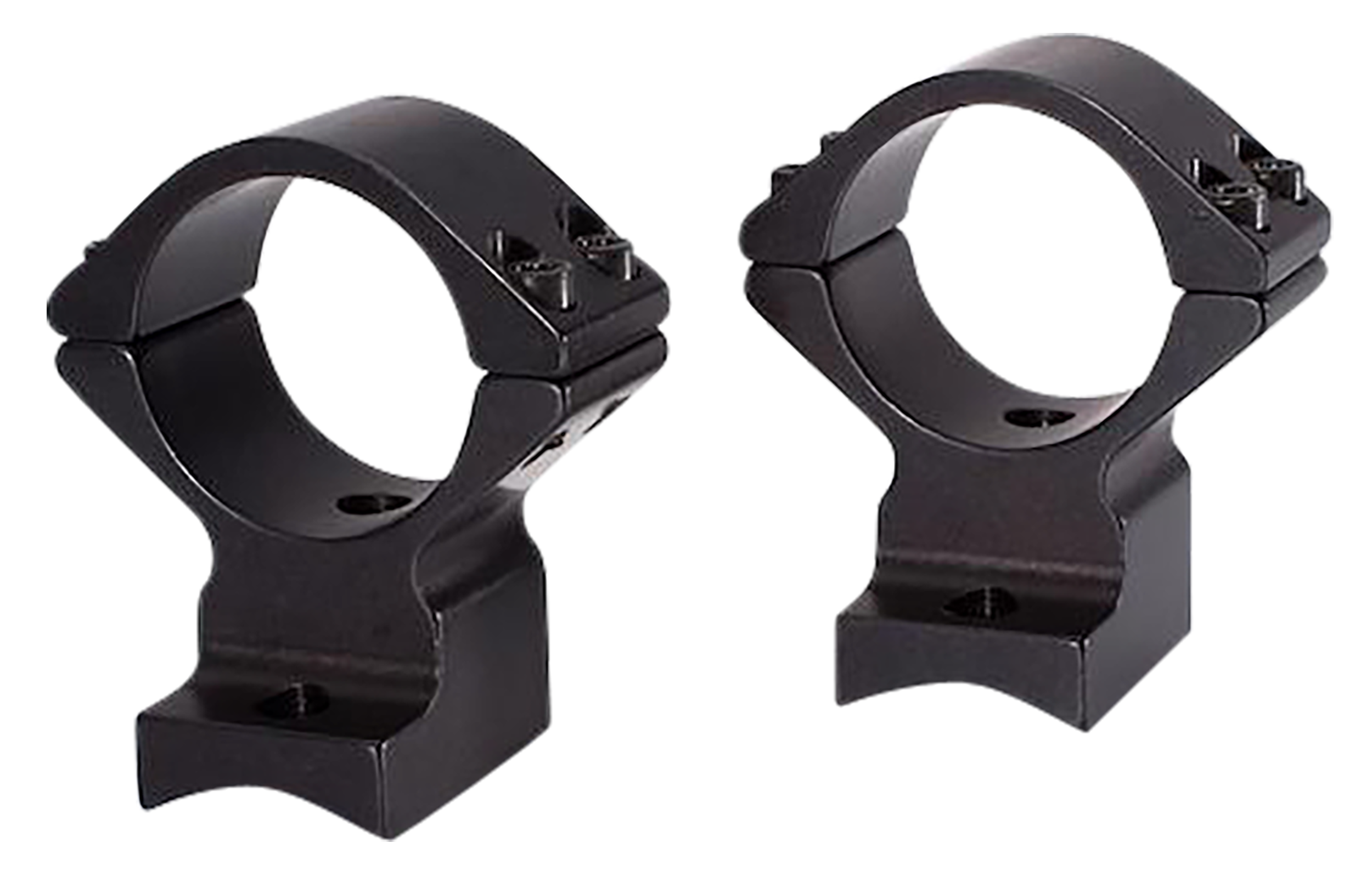 Talley 940702 Scope Mount/Ring Combo 1" Tube Winchester Model 70 Medium Rings - Black Anodized