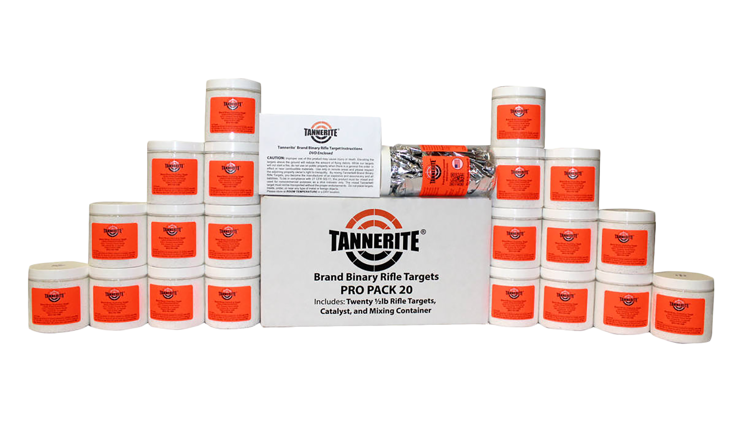 Tannerite Pro Pak PP20 1/2 lb Exploding Targets 20-Pack White Vapor