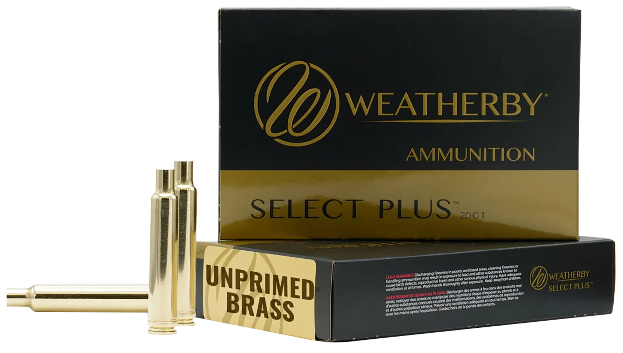 Weatherby BRASS257 257 Weatherby Magnum Unprimed Rifle Brass 20/Box