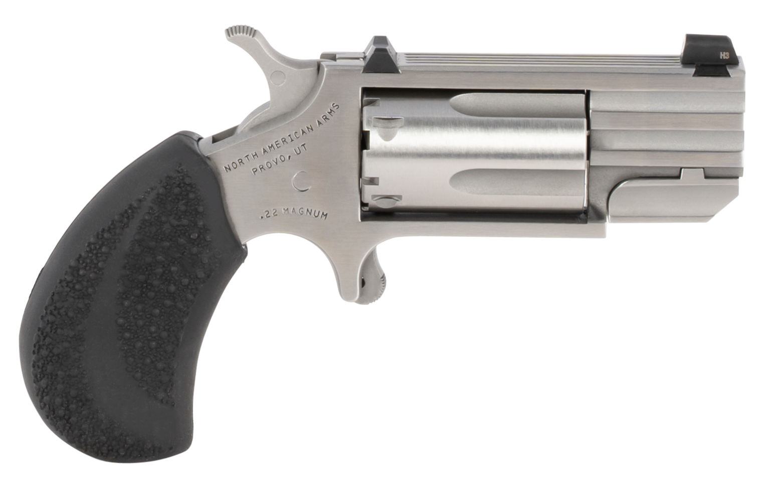 North American Arms Pug Conversion 22 LR/22 WMR 1" 5-Shot SAO Mini-Revolver - XS Tritium Sights
