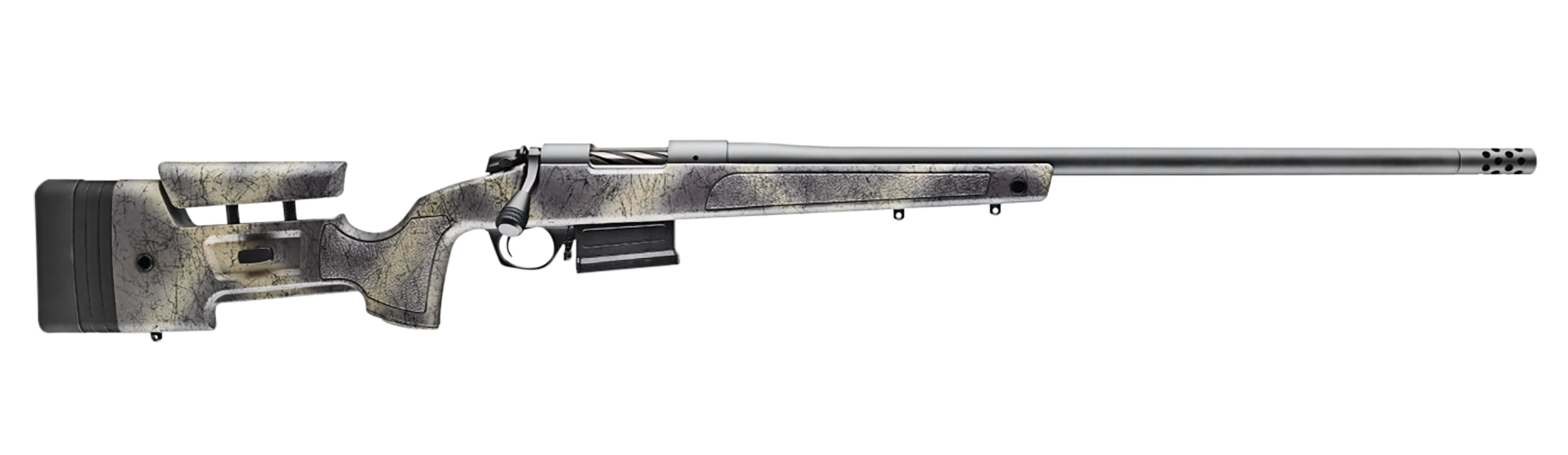 Bergara Rifles B-14 Wilderness HMR 300 Win Mag 26" 5+1 Bolt-Action Rifle - Sniper Gray Cerakote