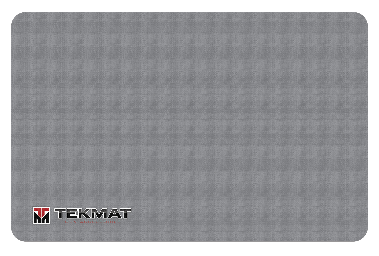TekMat TEKR17TMLOGOGY Handgun Cleaning Mat 11"x17" Gray Rubber - TEKMAT Logo