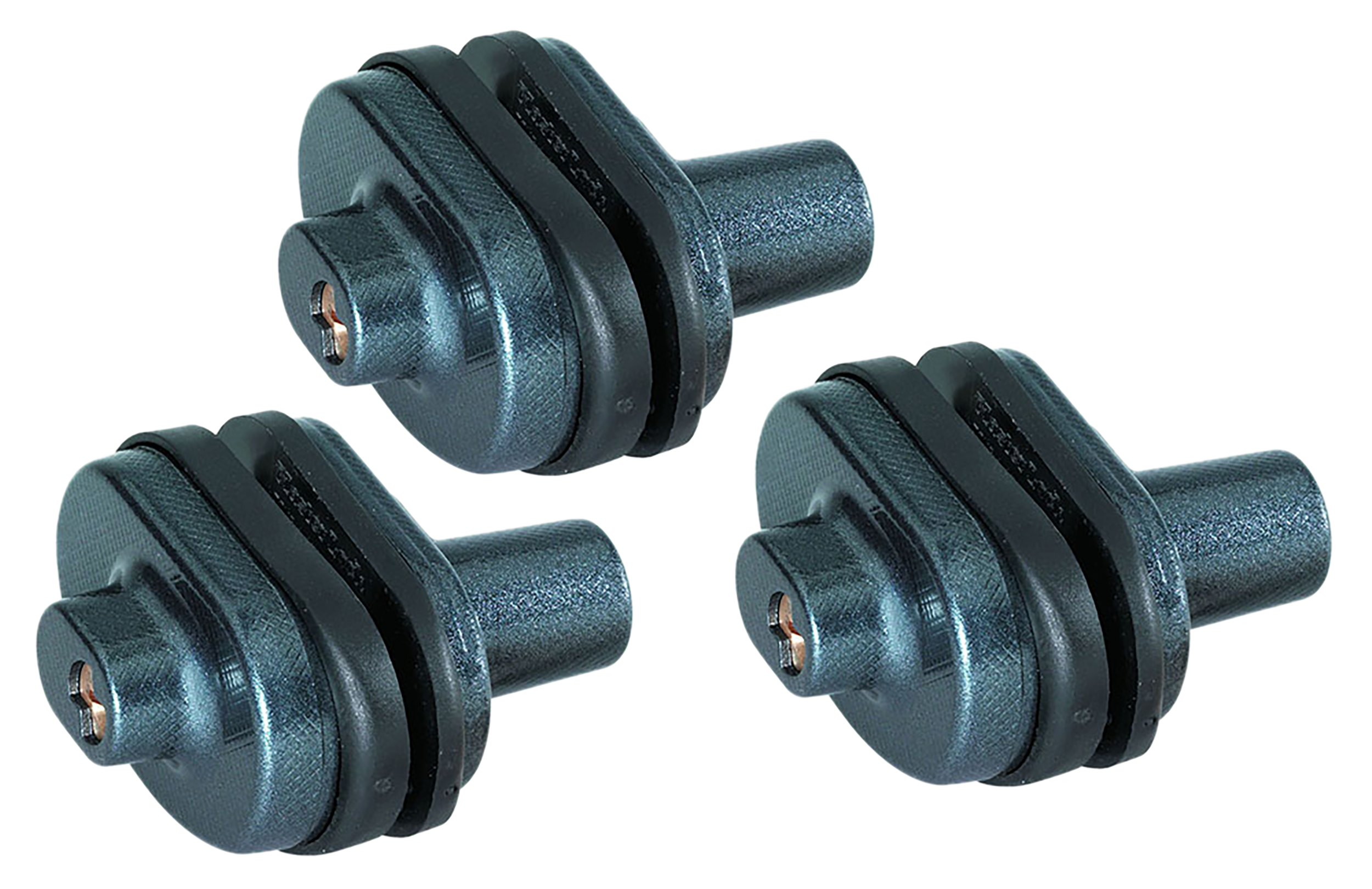 Master Lock 90TRISPT Trigger Lock Keyed Alike 3-Pack - Gray Steel/Zinc