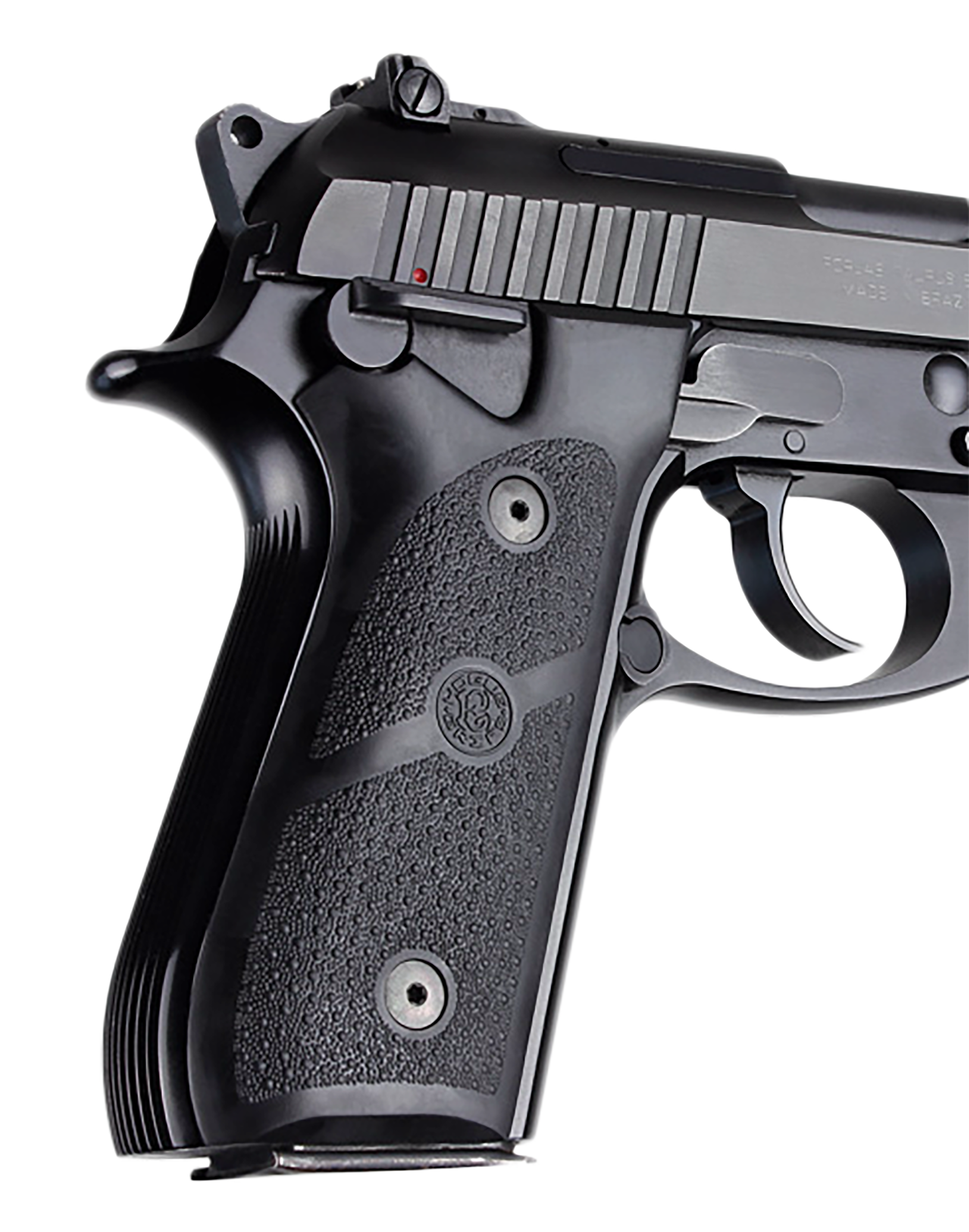 Hogue 99010 Rubber Grip Panels Black for Taurus PT-92/PT-99
