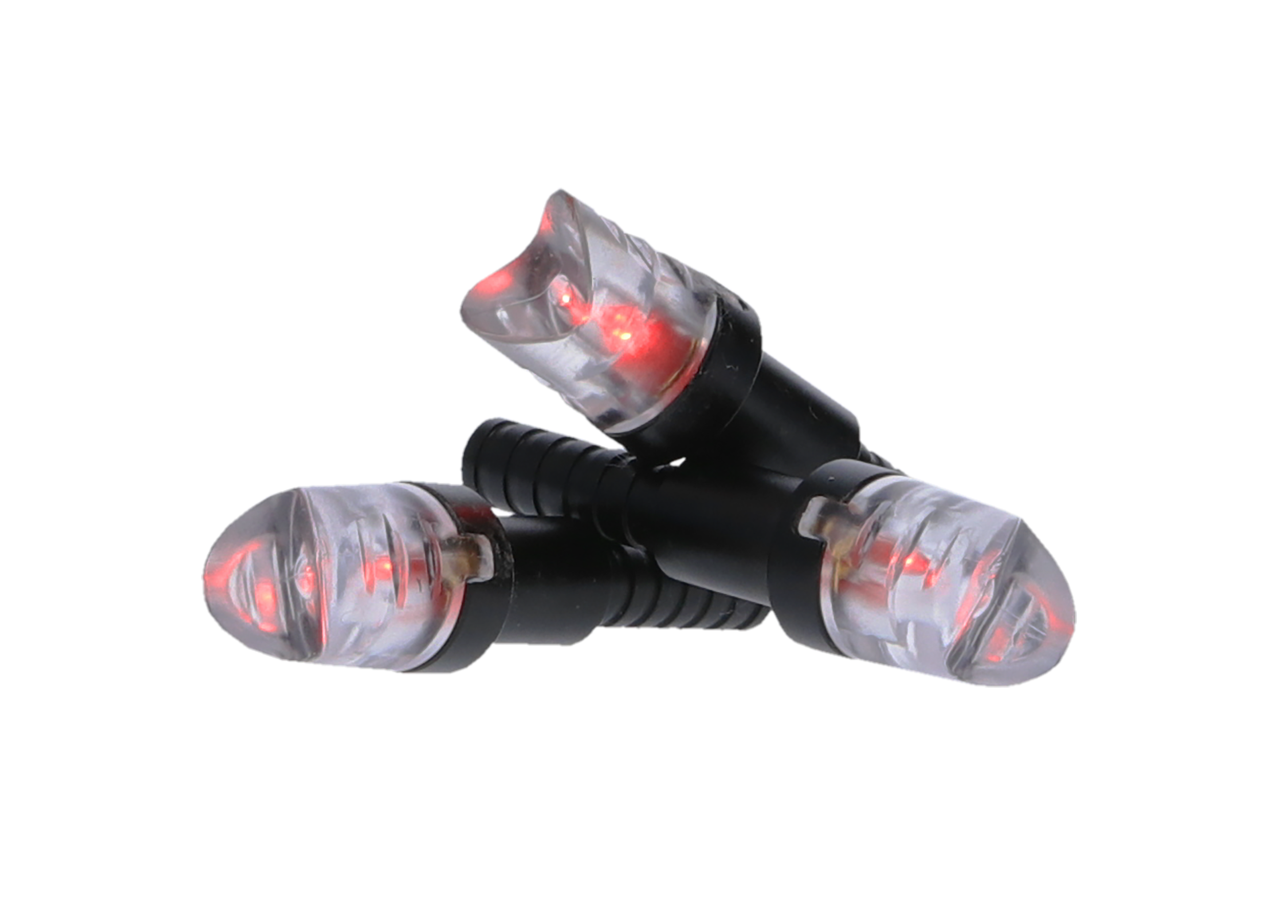 NAP Thunderglo Illuminated Nock Red LED Polycarbonate/Aluminum 6-Pack