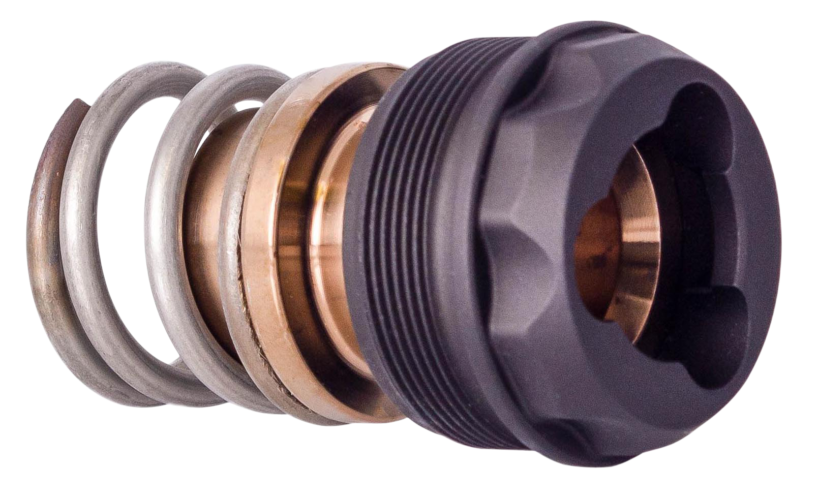 Rugged Suppressor 3-Lug Mount 9mm Luger Black - OA001
