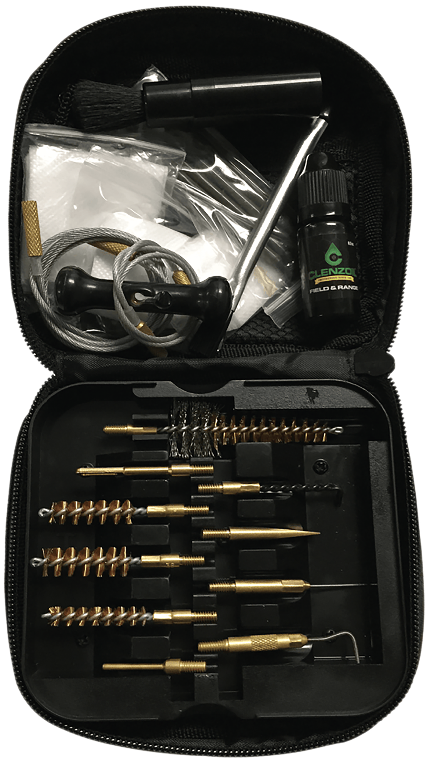 Clenzoil Field & Range Tactical Cleaning Kit Pistol/Rifle 17-Piece Black