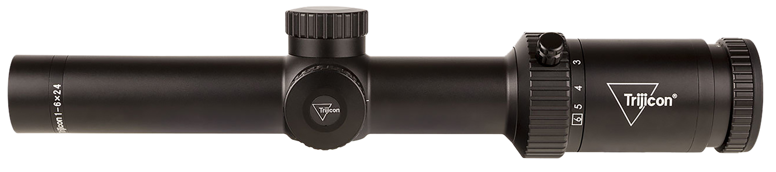 Trijicon Credo HX 1-6x24mm 30mm Tube Illuminated Green MOA Segmented Circle Riflescope - Satin Black