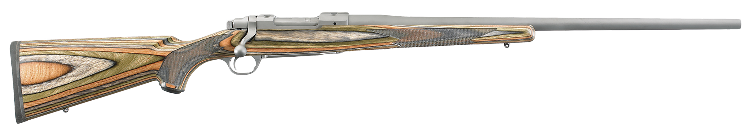 Ruger Hawkeye Predator .204 Ruger 24" 5+1 Bolt-Action Rifle - Stainless / Green Mountain Laminate