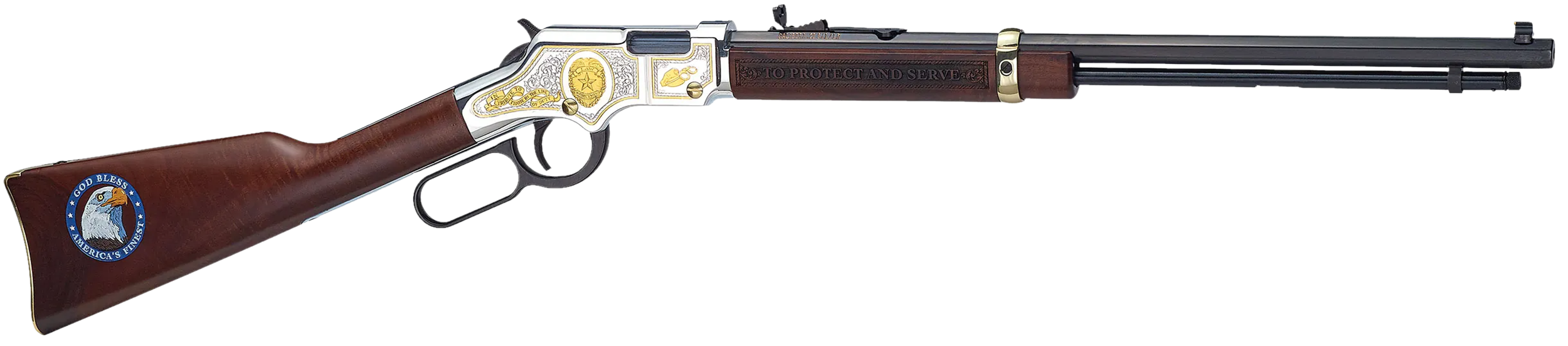 Henry H004LE Golden Boy Law Enforcement Tribute 22 S/L/LR 20" 16 LR/21 Short Lever-Action Rifle