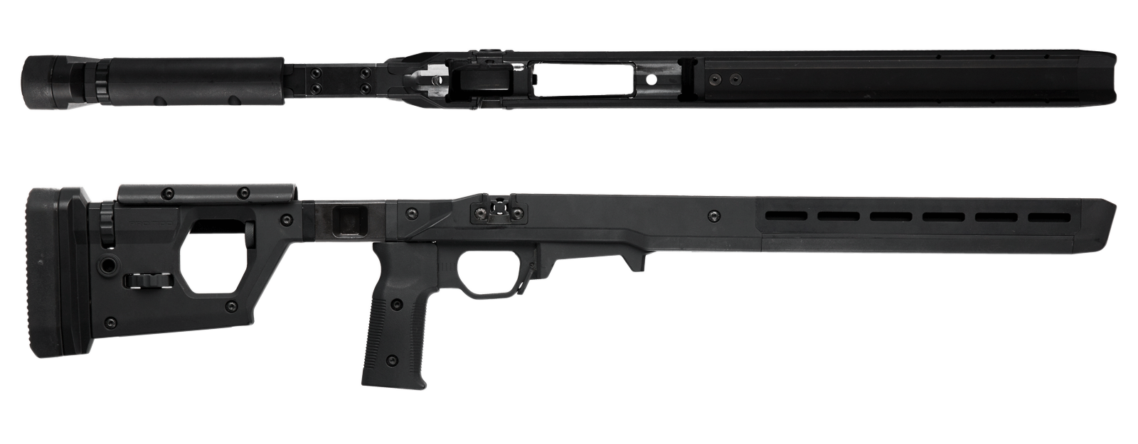 Magpul Industries Pro 700 Fixed Stock Black Synthetic w/Aluminum Bedding for Remington 700 SA