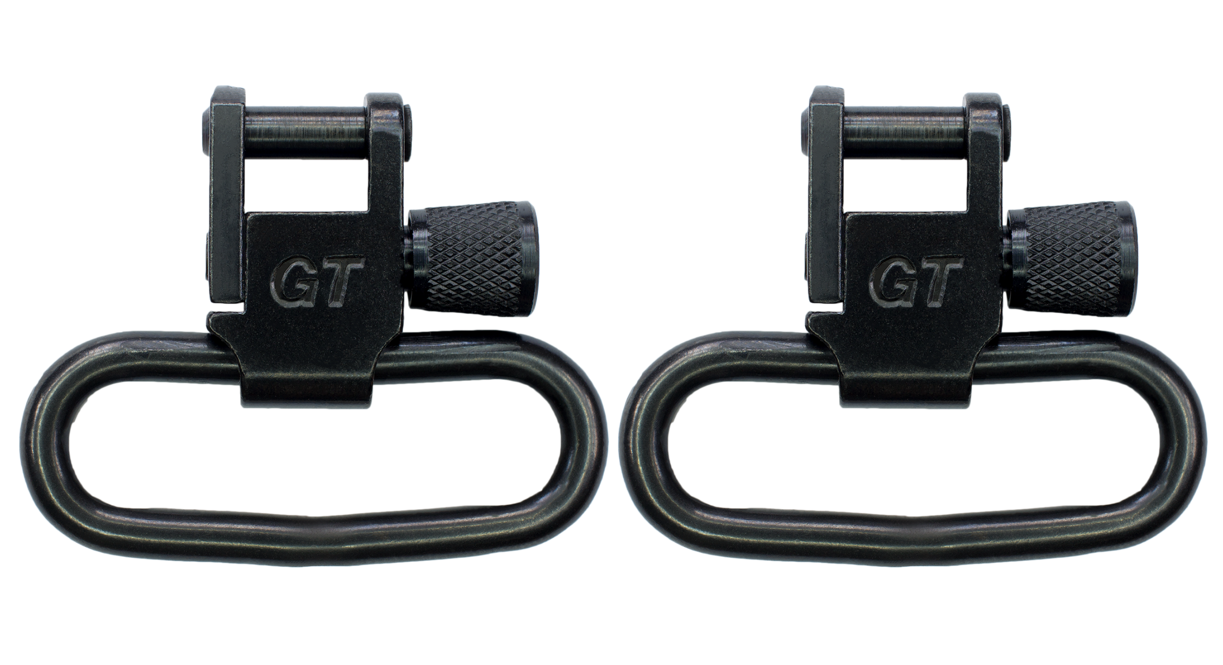 GrovTec GTSW02 Locking Swivel Set 1.25" Black Oxide Steel