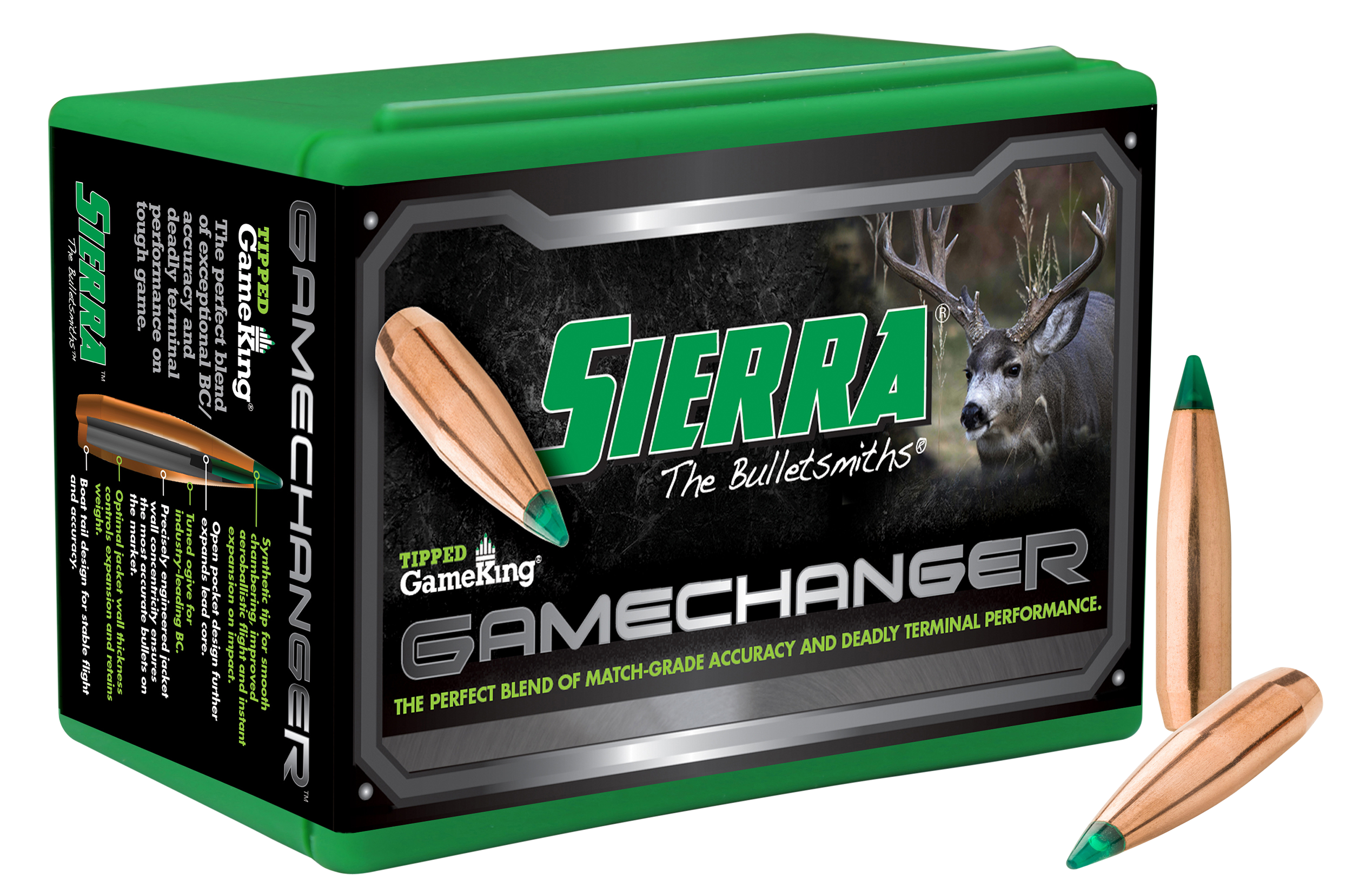 Sierra Tipped GameKing 7mm .284 150gr Polymer Tip - 100/Box