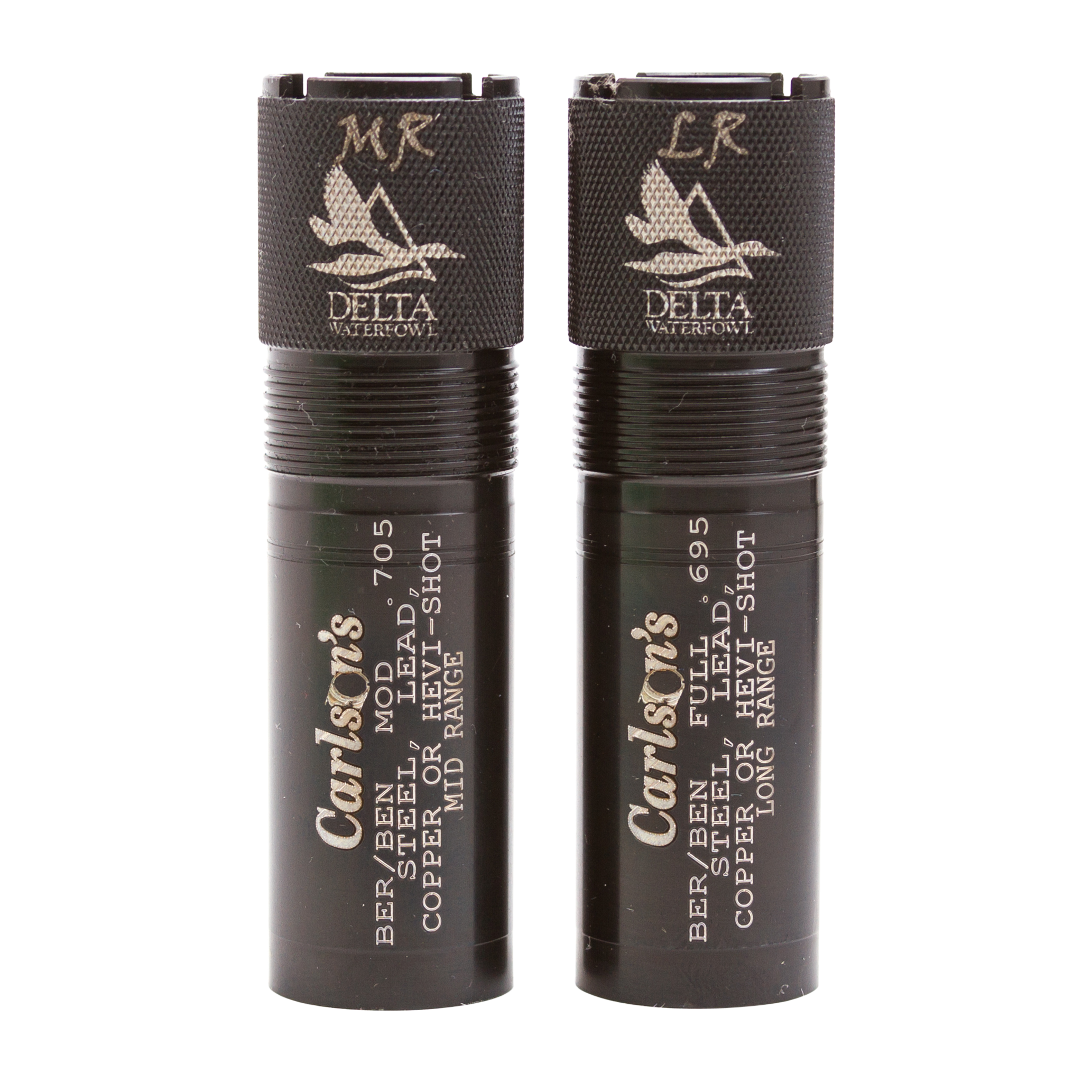 Carlsons Delta Waterfowl 12 Gauge Beretta/Benelli Mobil Mid/Long Range Choke Tube - 2 Pack