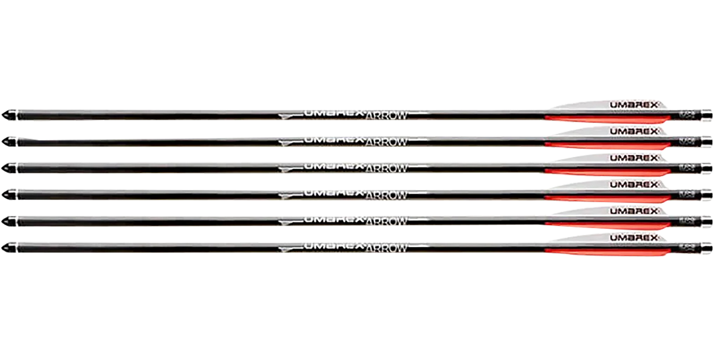 Umarex USA Air Saber Carbon Fiber Arrows 376gr Black 6 Pack