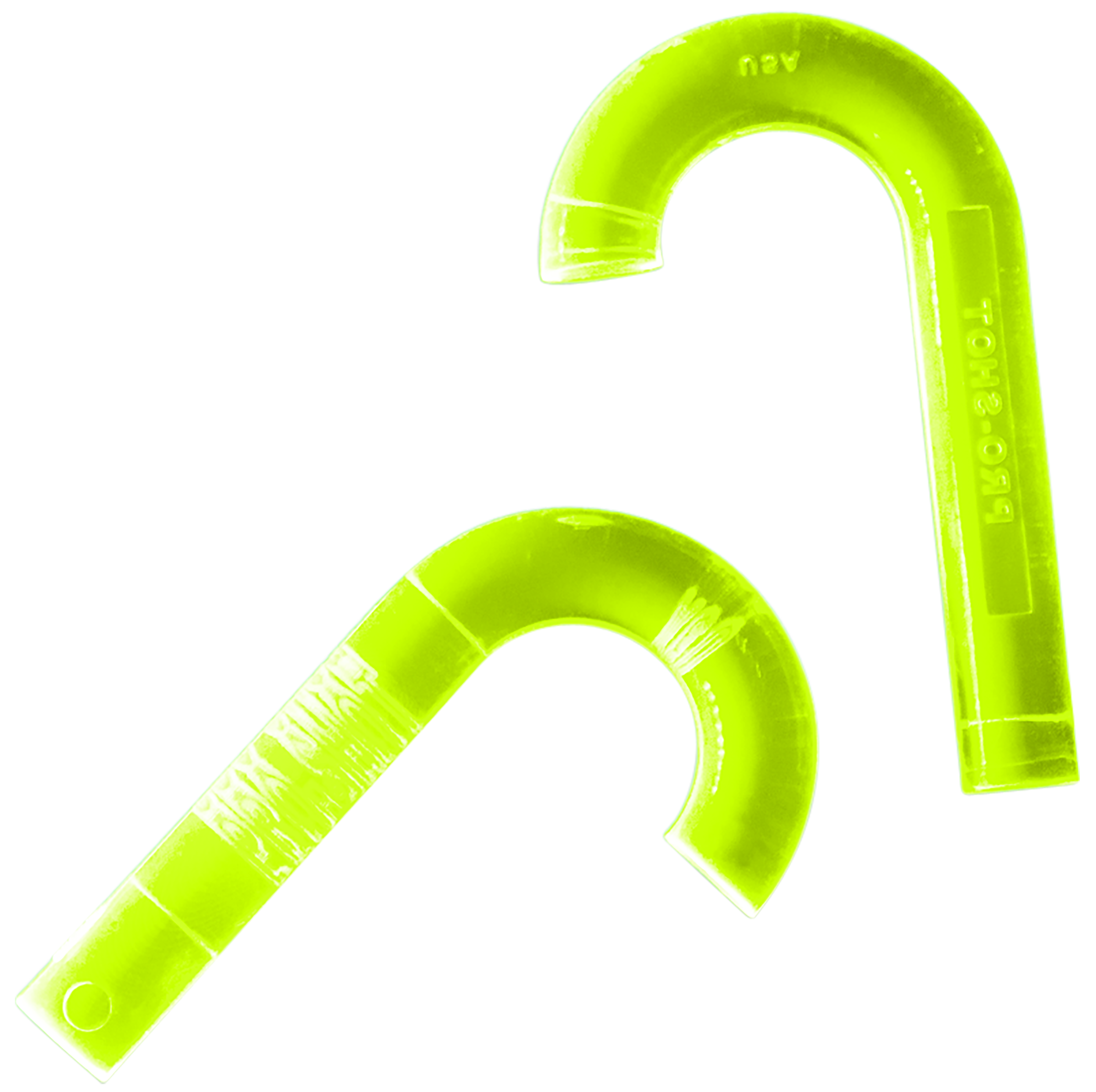 Pro-Shot UV Bore Light .22 Cal/9mm & Up Fiber Optic Illuminator Neon Green 2 Pack