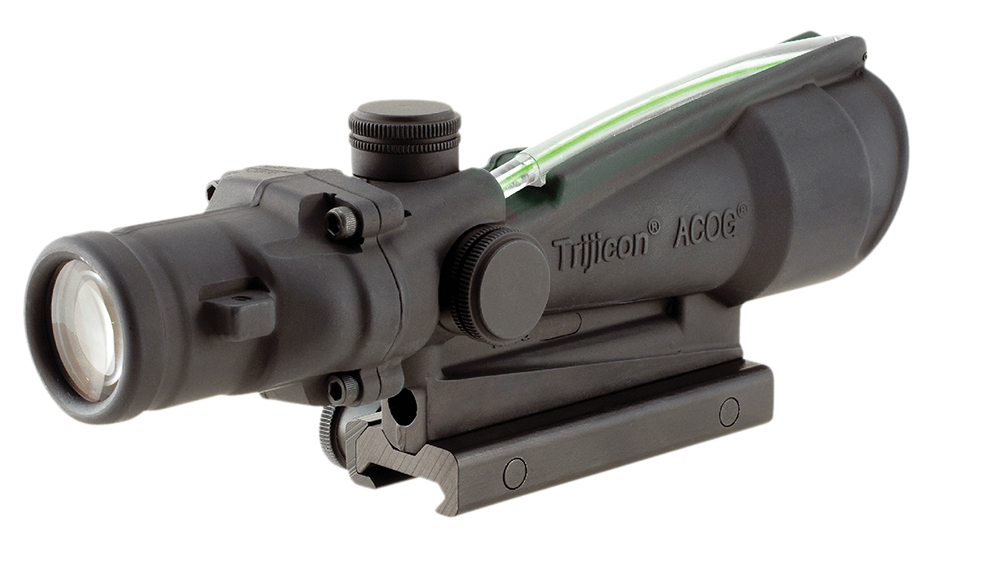 Trijicon 100155 ACOG 3.5x35mm Illuminated Green Horseshoe .308 Riflescope - Black Hardcoat Anodized