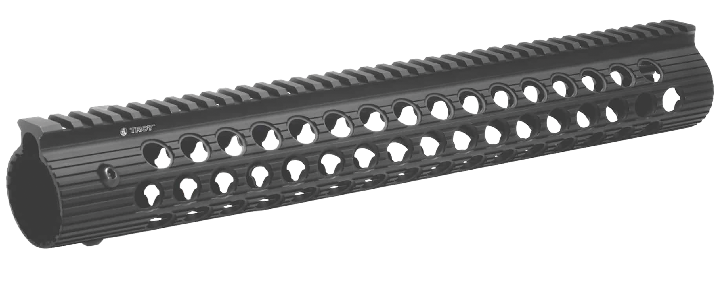 Troy Industries Alpha Rail 15" Black Anodized Aluminum AR-15/M16 Free Float Handguard