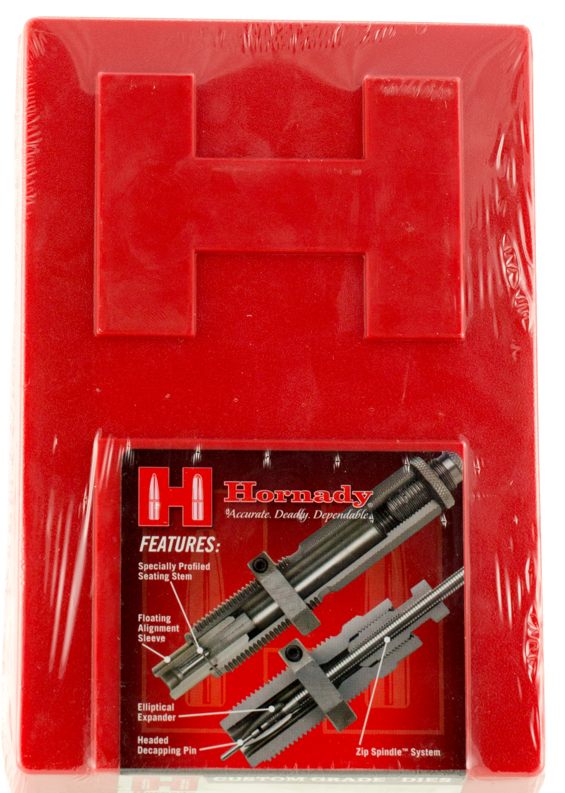 Hornady Custom Grade Series I 2-Die Set 17 Hornet - Full Length Sizing & Seater