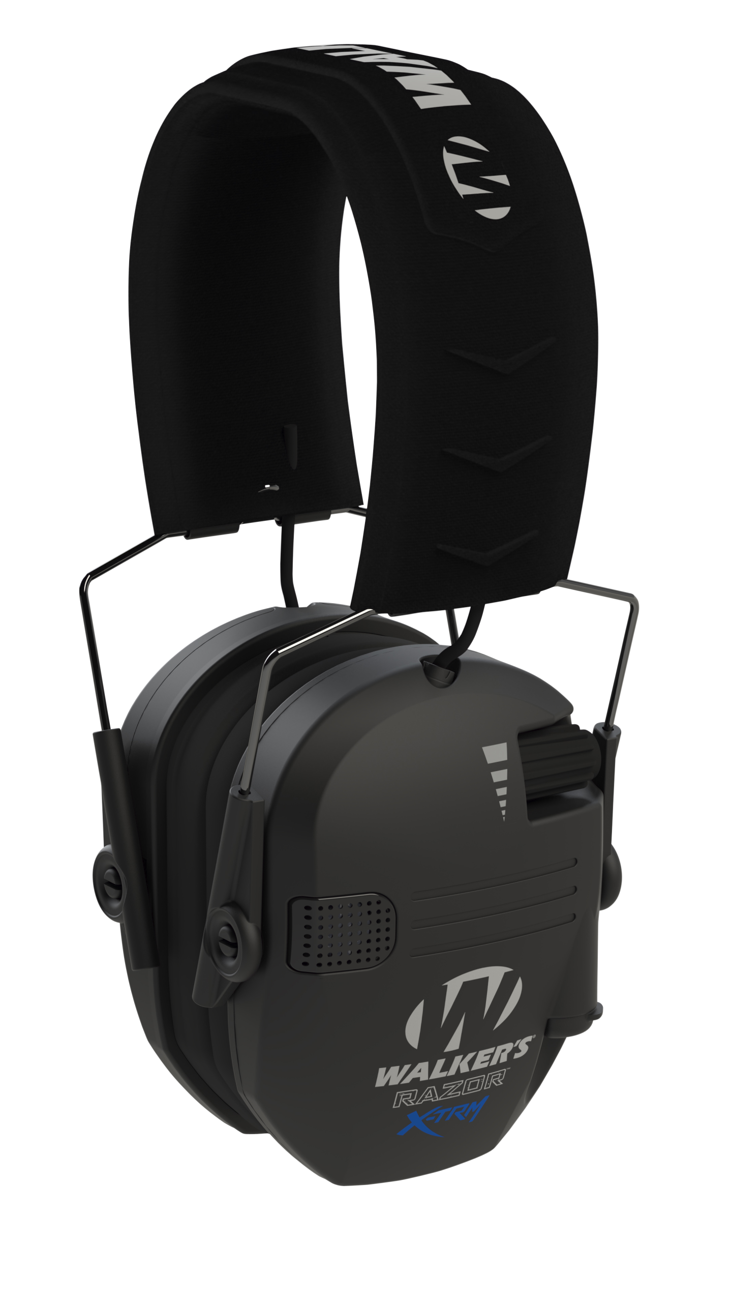 Walkers Game Ear Razor X-TRM Digital Electronic Muff 21 dB Over the Head Black Polymer