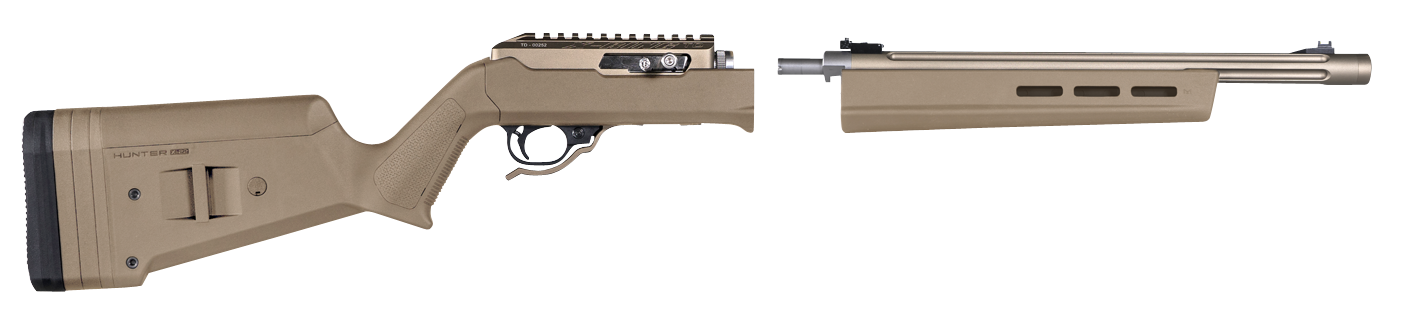 Magpul Hunter X-22 Takedown Stock Flat Dark Earth Polymer Adjustable Comb for Ruger 10/22 Takedown
