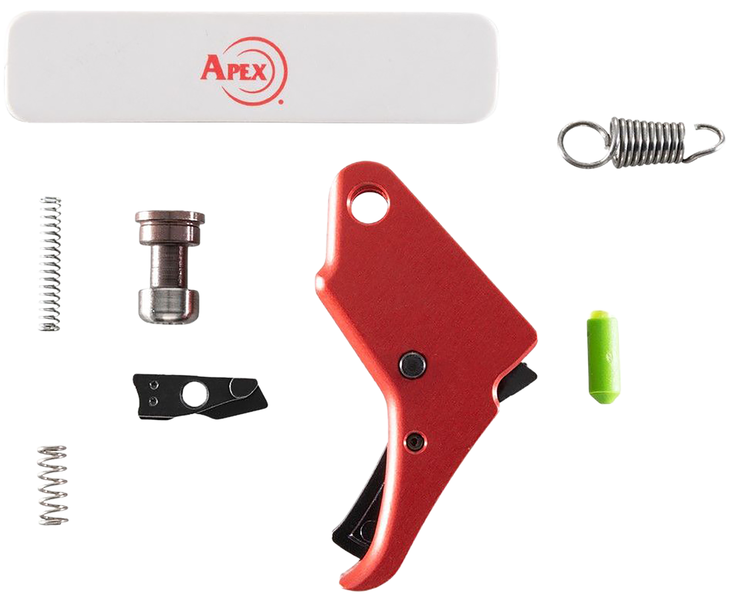 Apex Tactical Specialties 100056 Action Enhancement Trigger & Duty/Carry Kit 9mm Luger/40 S&W Red - Fits S&W M&P Shield