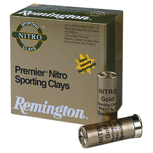 Remington Ammunition Premier Nitro Sporting Clay 12 Gauge 2.75" 1 oz 7.5 Shot - Box or Case