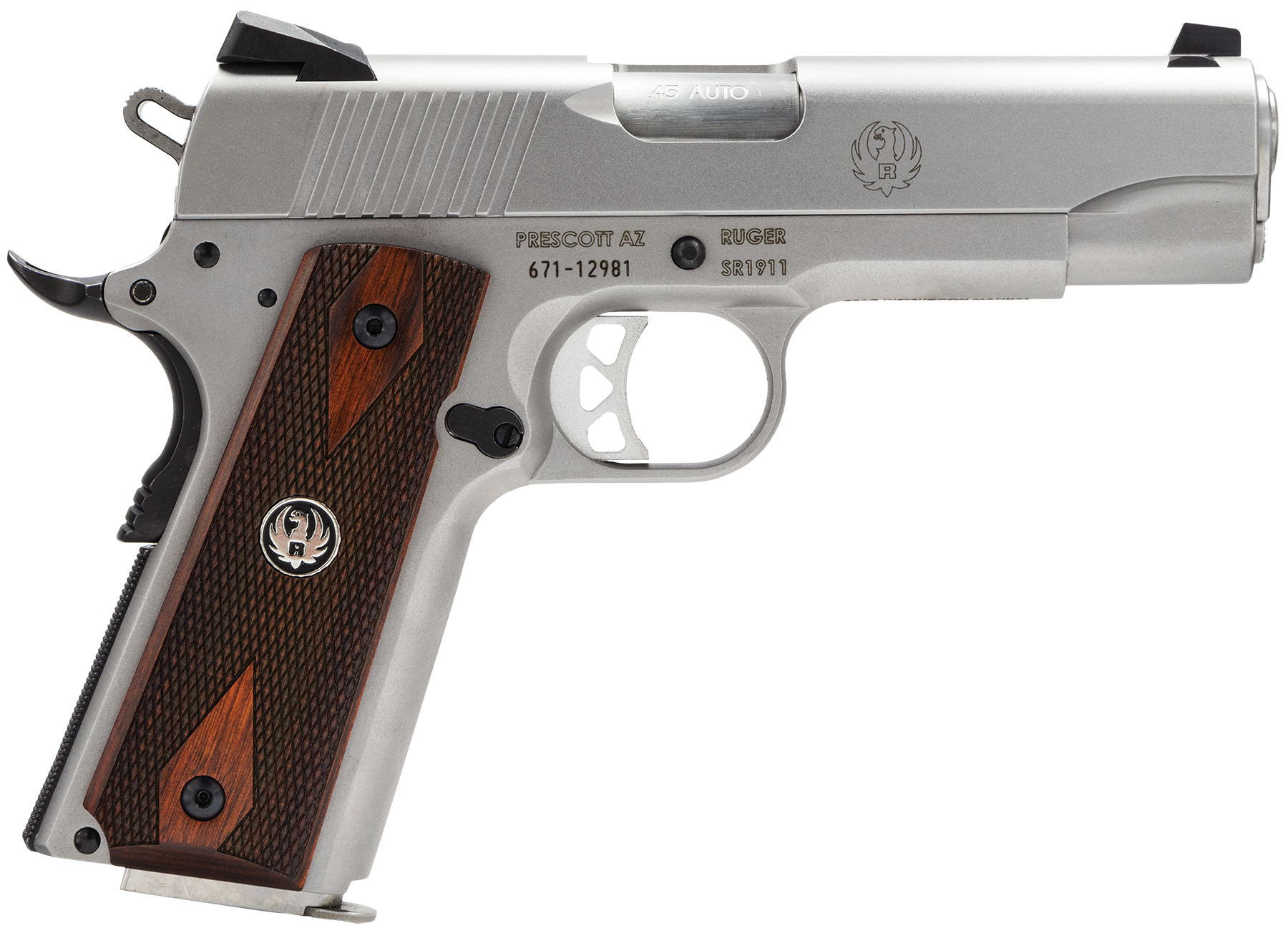 Ruger SR1911 Commander 45 ACP 4.25" 7+1 Semi-Auto Pistol
