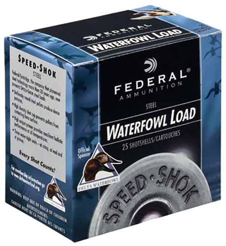 Federal Speed-Shok 10 Gauge 3.50" 1-1/2 oz #2 Shot 25 Rd - Box or Case