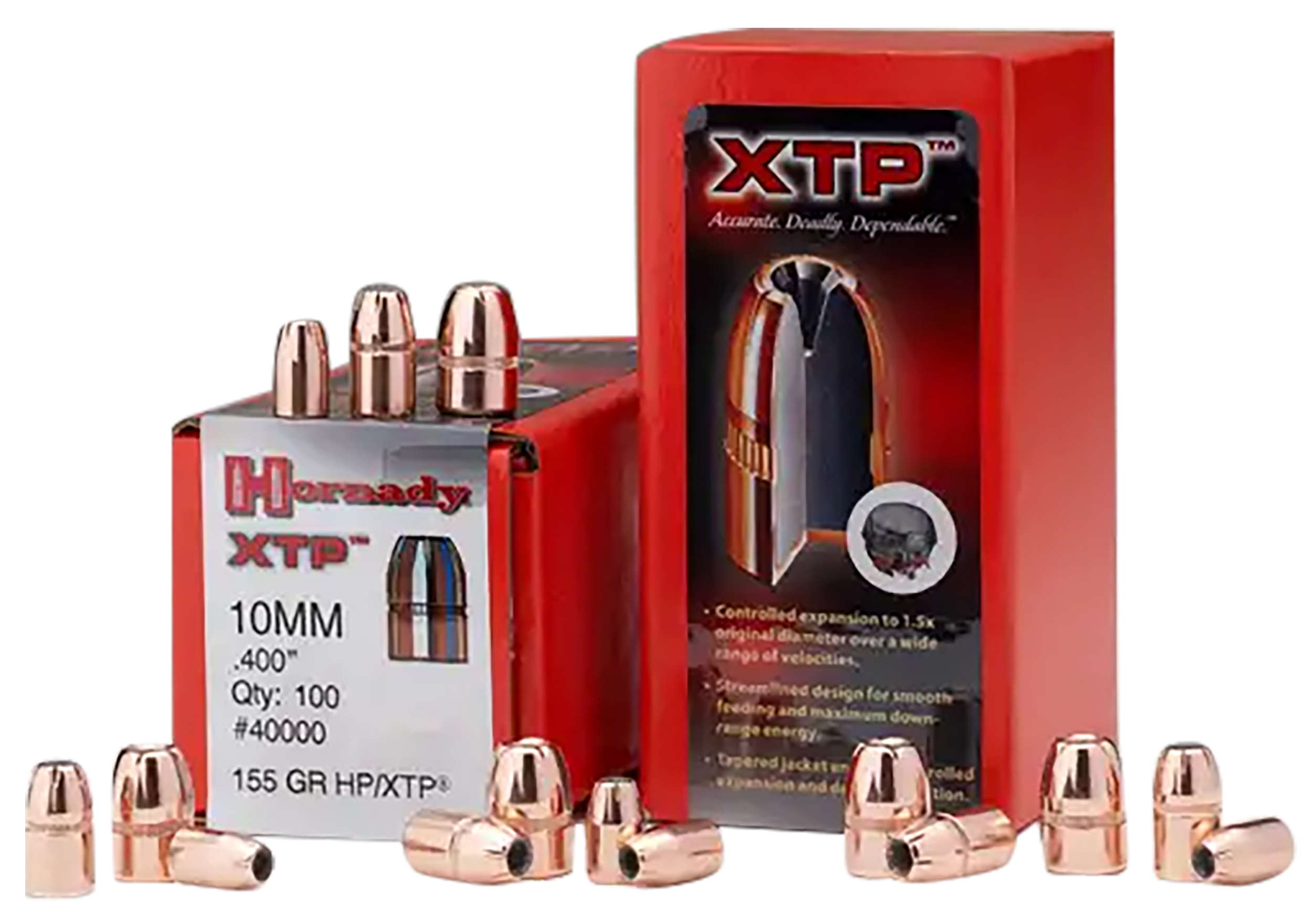 Hornady XTP 30 Cal .309 90 gr Hollow Point Reloading Bullets - 100/Box