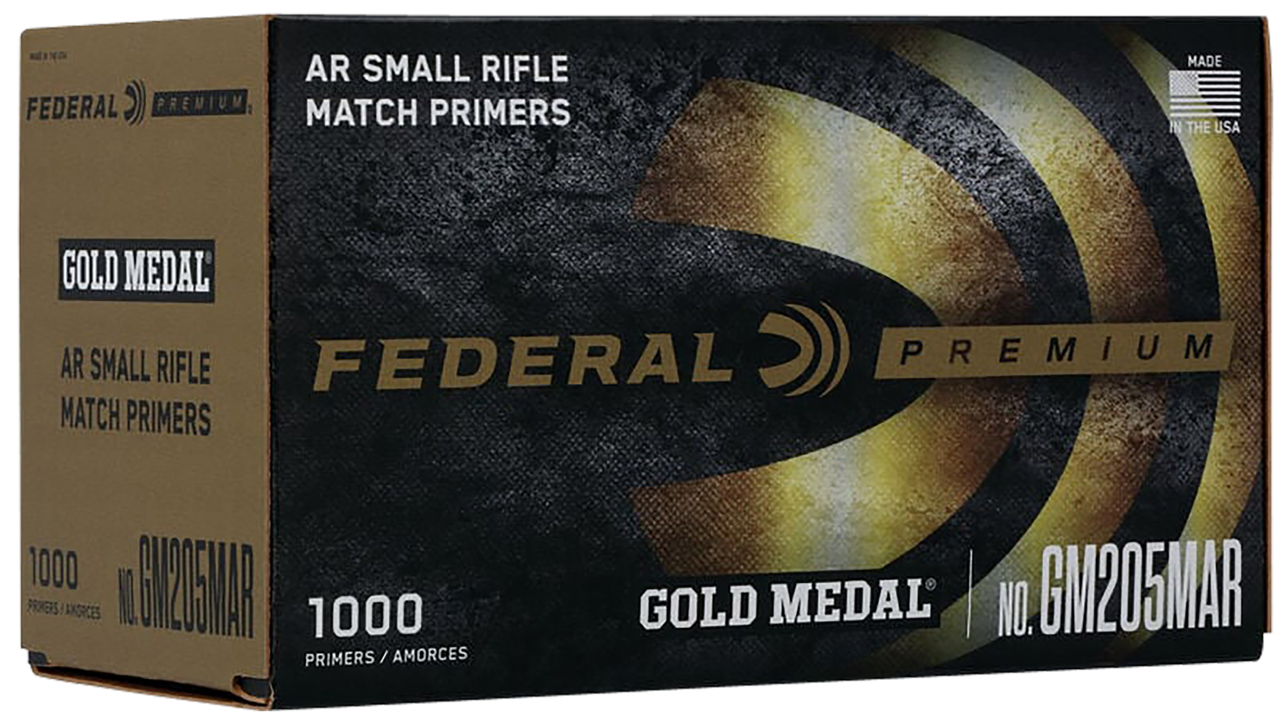 Federal Gold Medal AR Match Small Rifle Primers #205M 1000ct