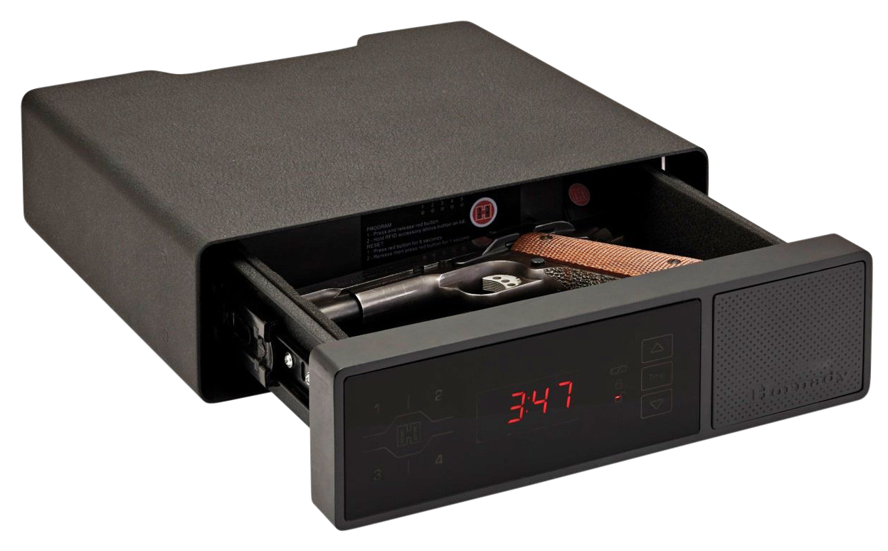 Hornady 98215 Rapid Safe Night Guard RFID Handgun Safe Black