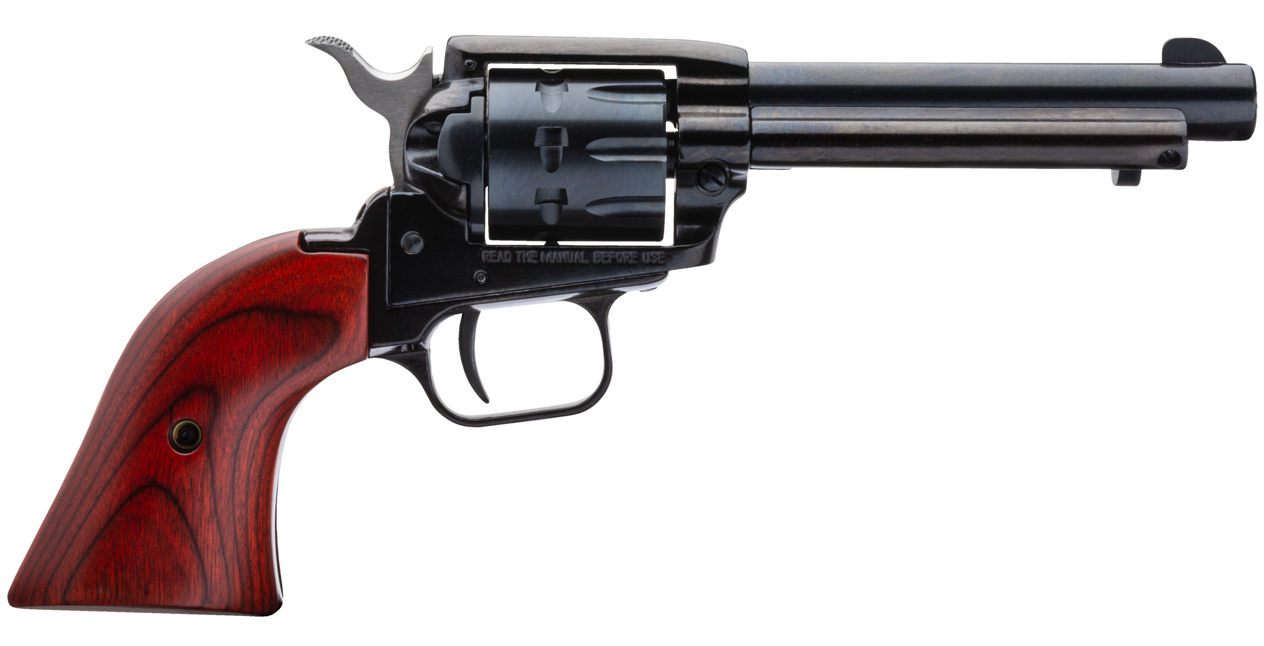 Heritage Mfg Rough Rider Small Bore 22 LR / 22 WMR 4.75" 9-Rd Black Cocobolo Grip Revolver