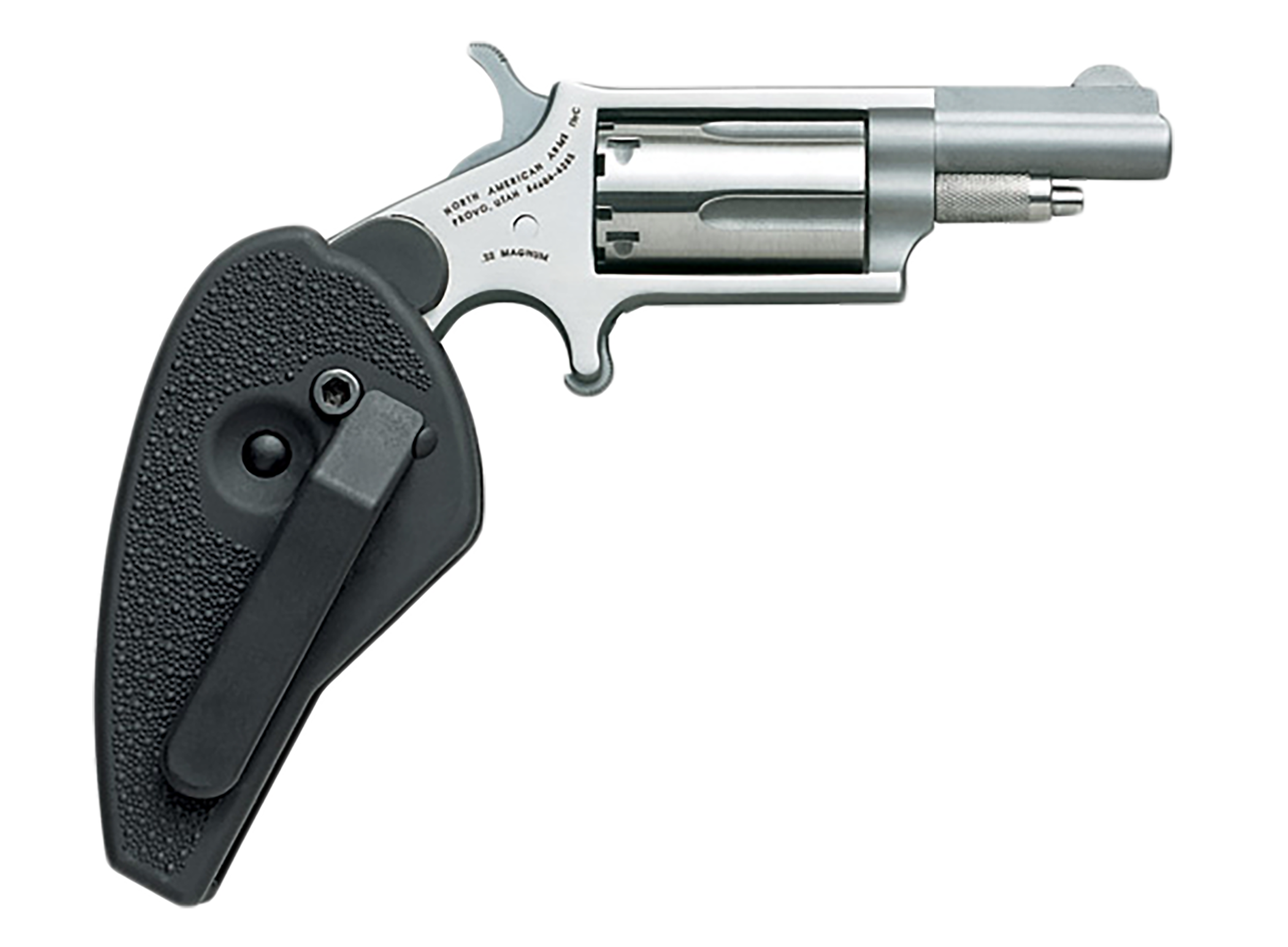 North American Arms 22MHG Mini-Revolver 22 WMR 1.63" 5-Shot SAO Revolver - Holster Grip