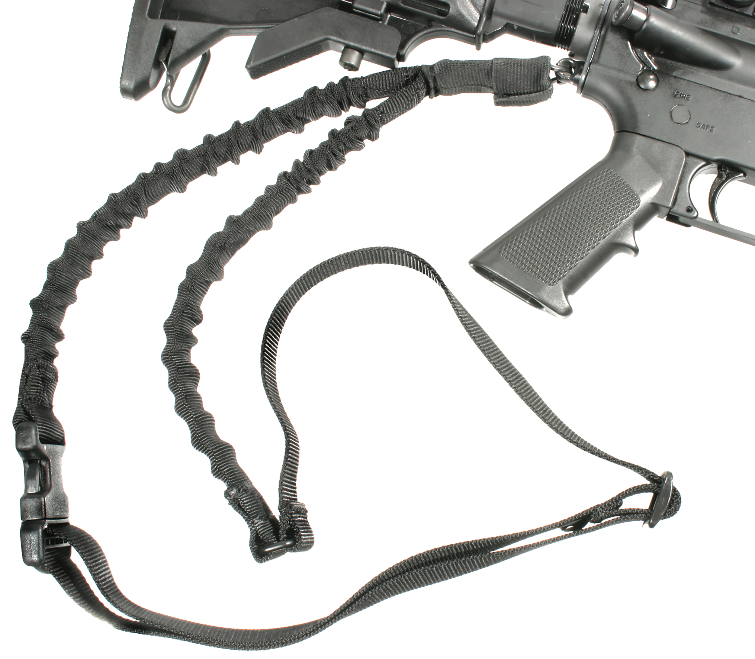 Blackhawk Universal Swift Rifle Sling Black Nylon Webbing 1.25" Three-Point Design