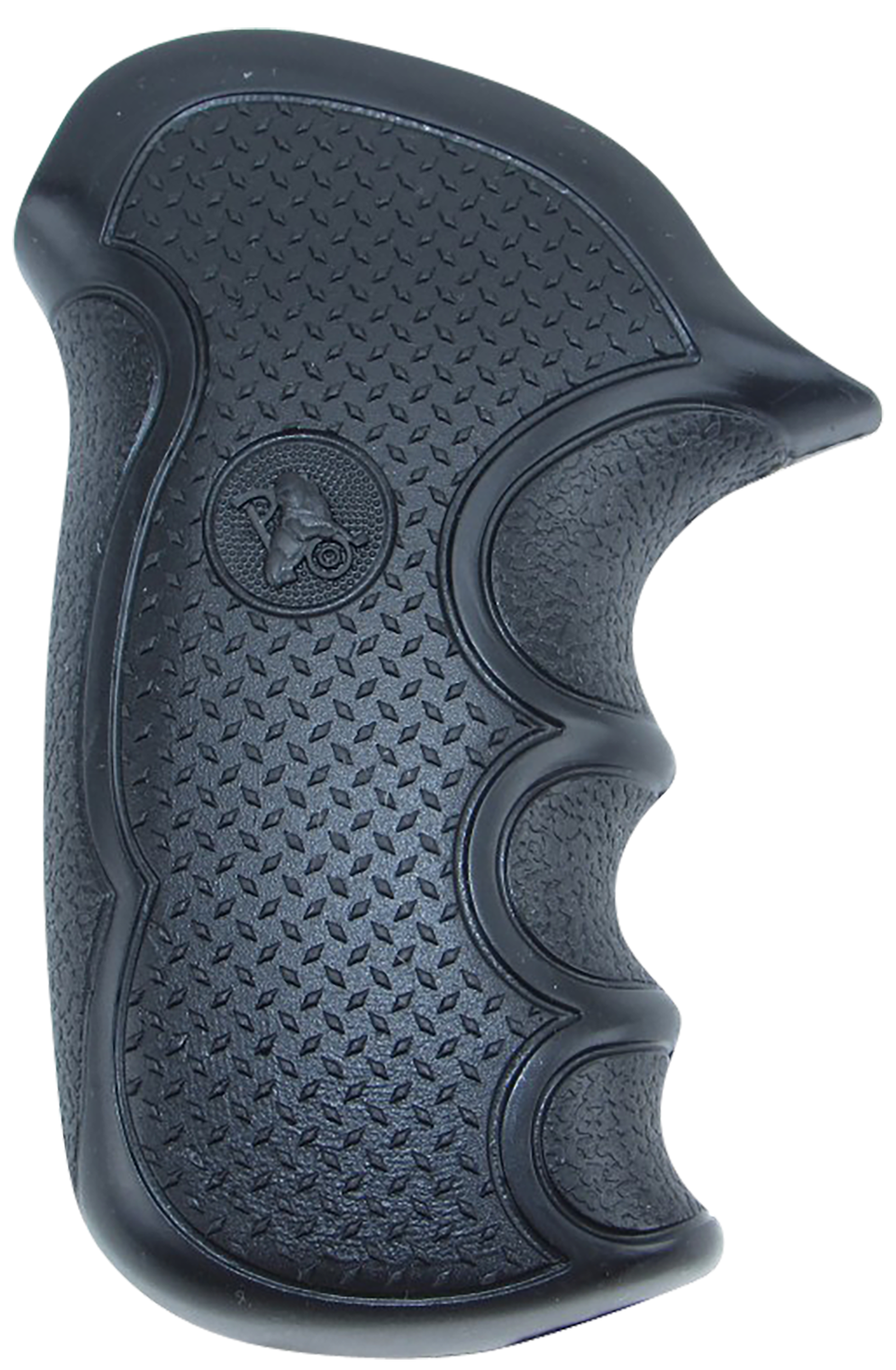 Pachmayr Diamond Pro Grip Taurus Compact Public Defender Polymer Frame - Black Rubber Diamond Checkering