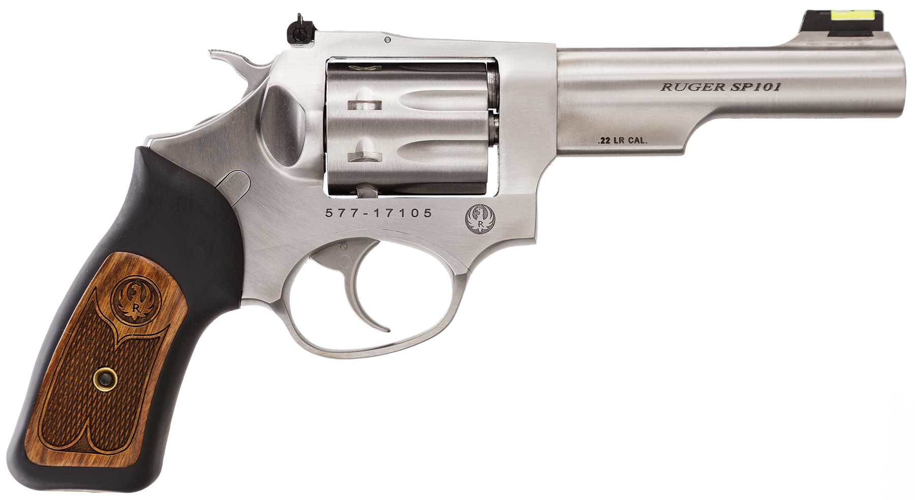 Ruger SP101 22 LR 4.20" 8rd DAO Revolver - Satin Stainless