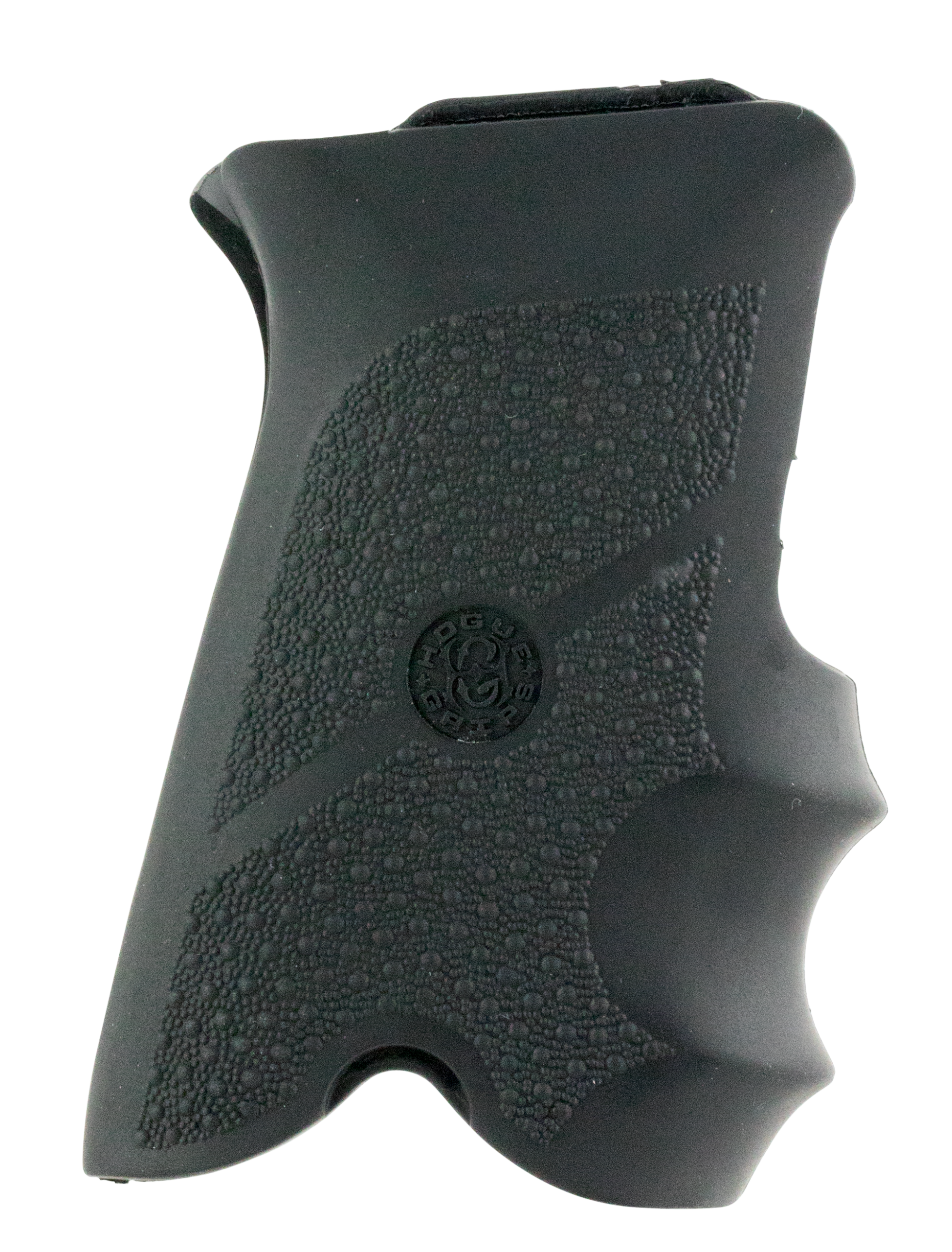 Hogue 85000 Rubber Grip w/Finger Grooves - Black - Ruger P85, P89, P90, P91