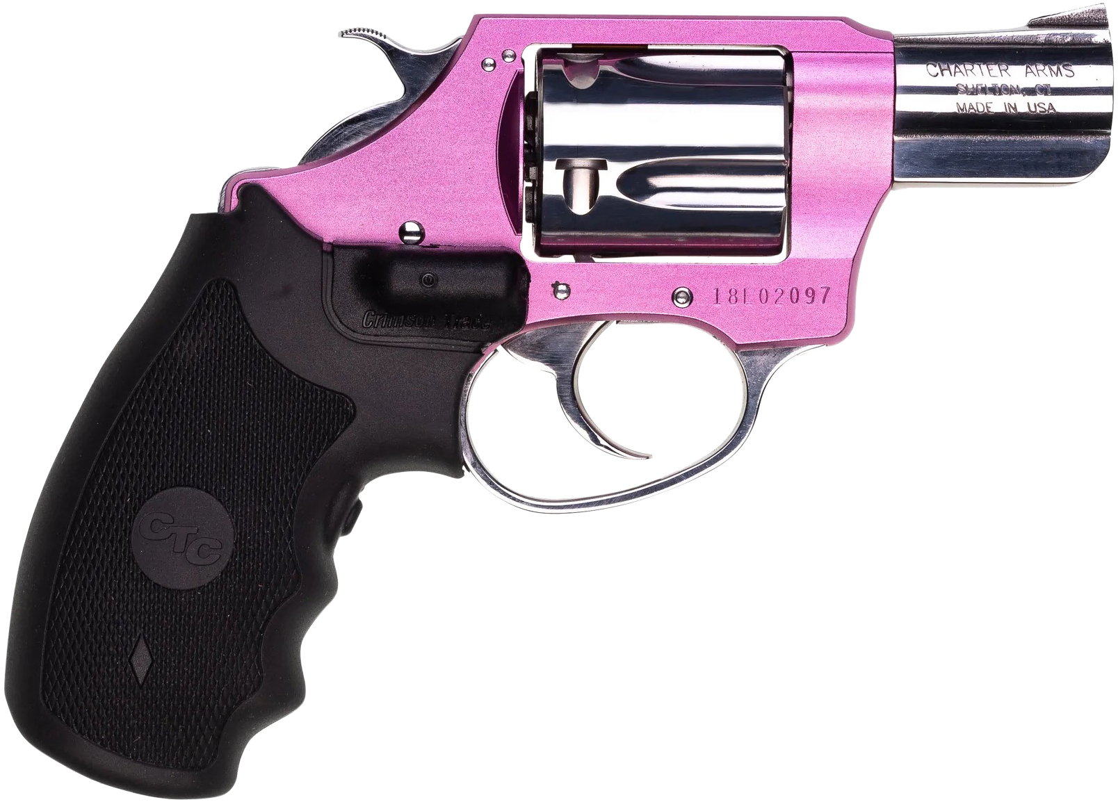 Charter Arms Undercover Lite Chic Lady 38 Special 2" 5-Shot DA/SA Revolver - Pink Aluminum